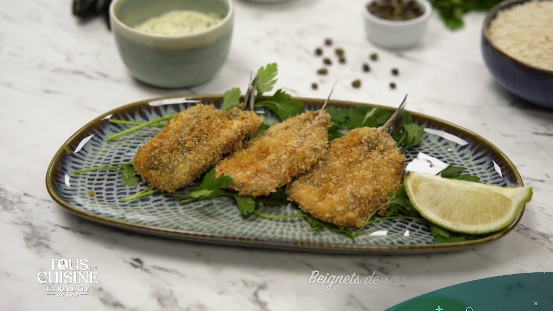 Beignets de sardine, sauce tartare