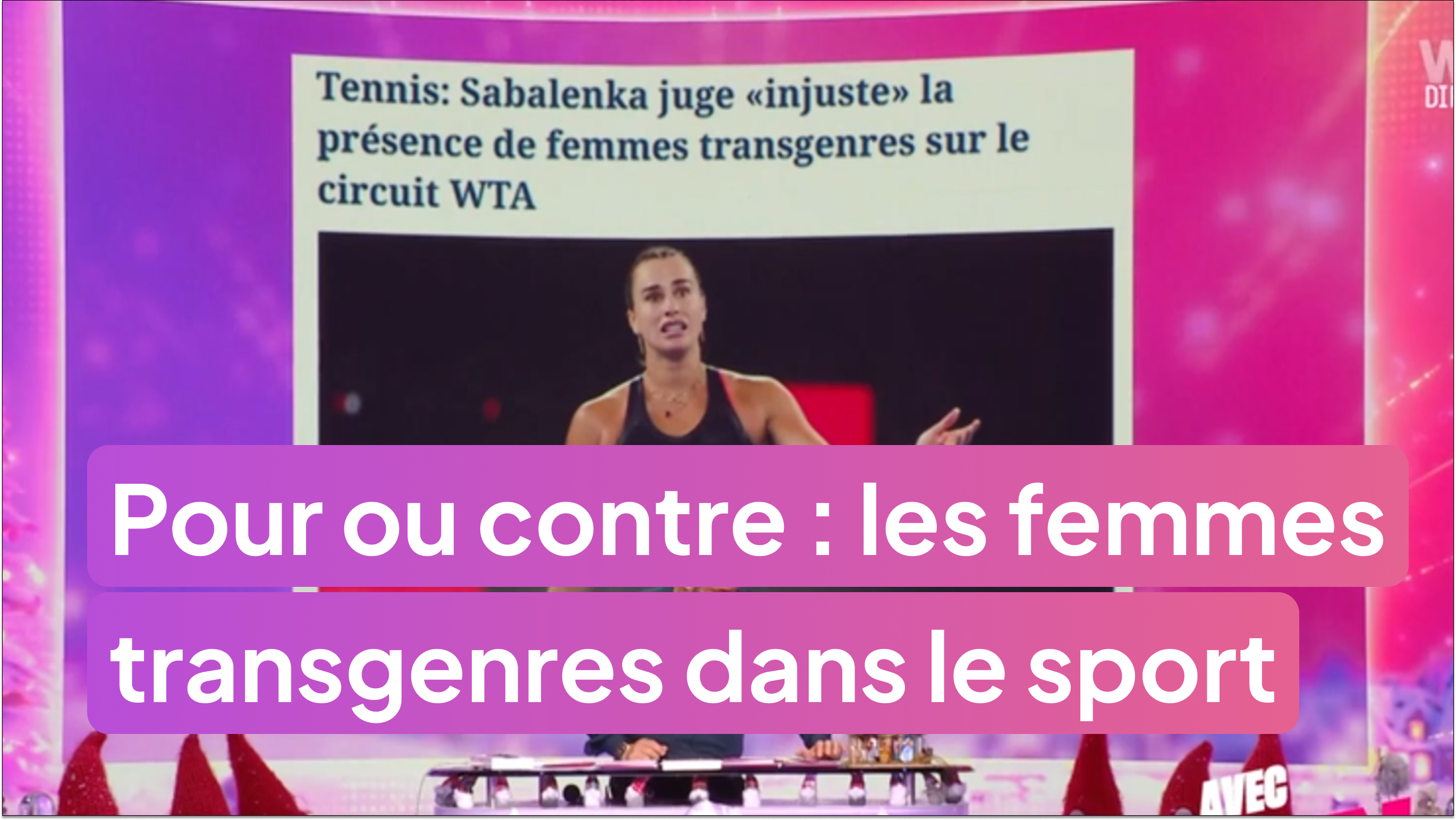 Femmes transgenres dans le sport : pour ou contre ?
