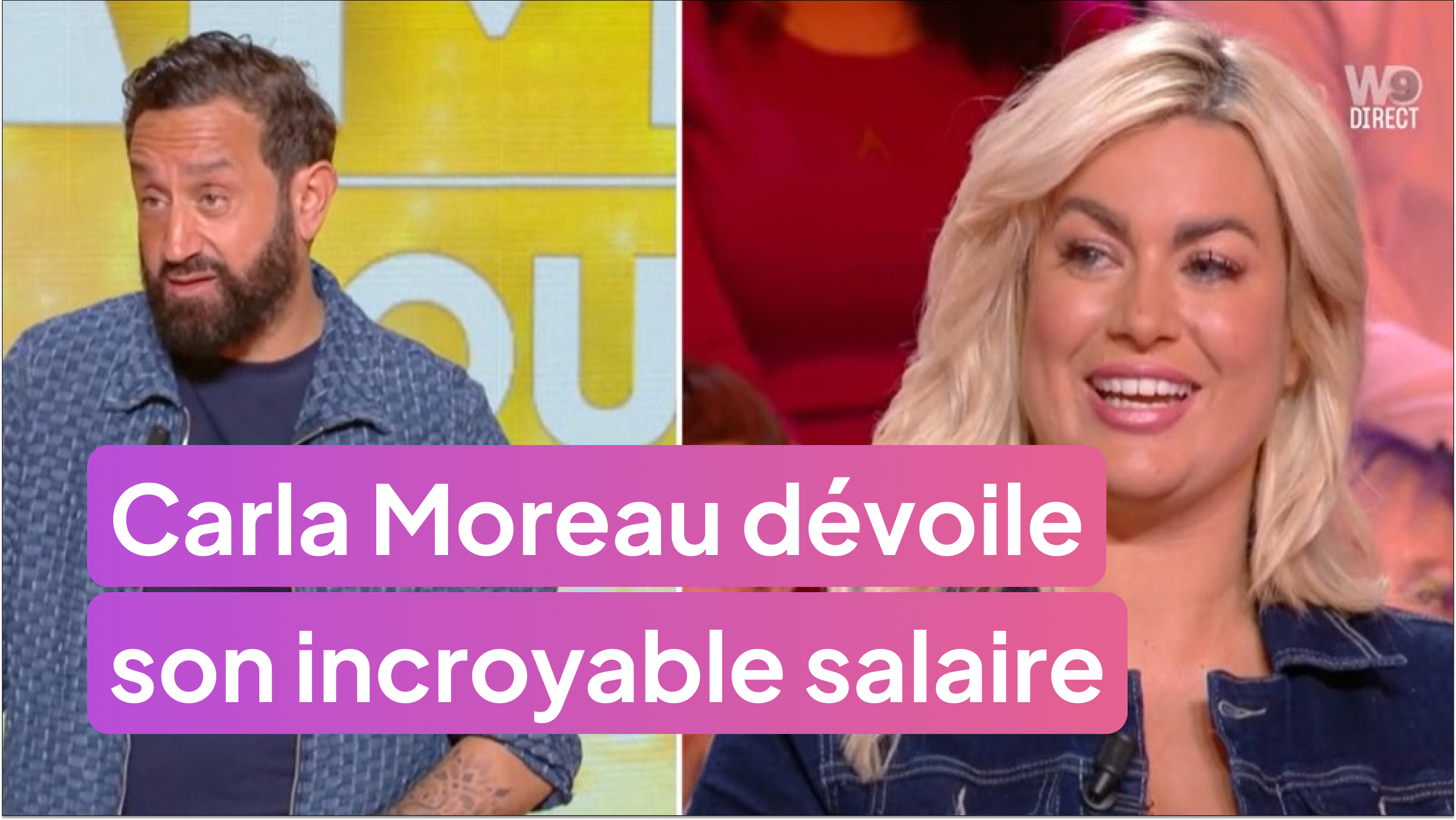 Carla Moreau dévoile son salaire