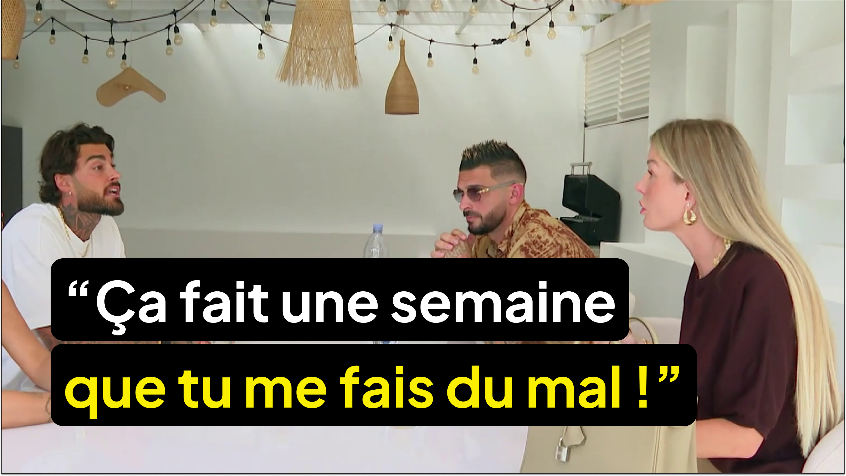 Jessica et Thibault se retrouvent pour parler du divorce