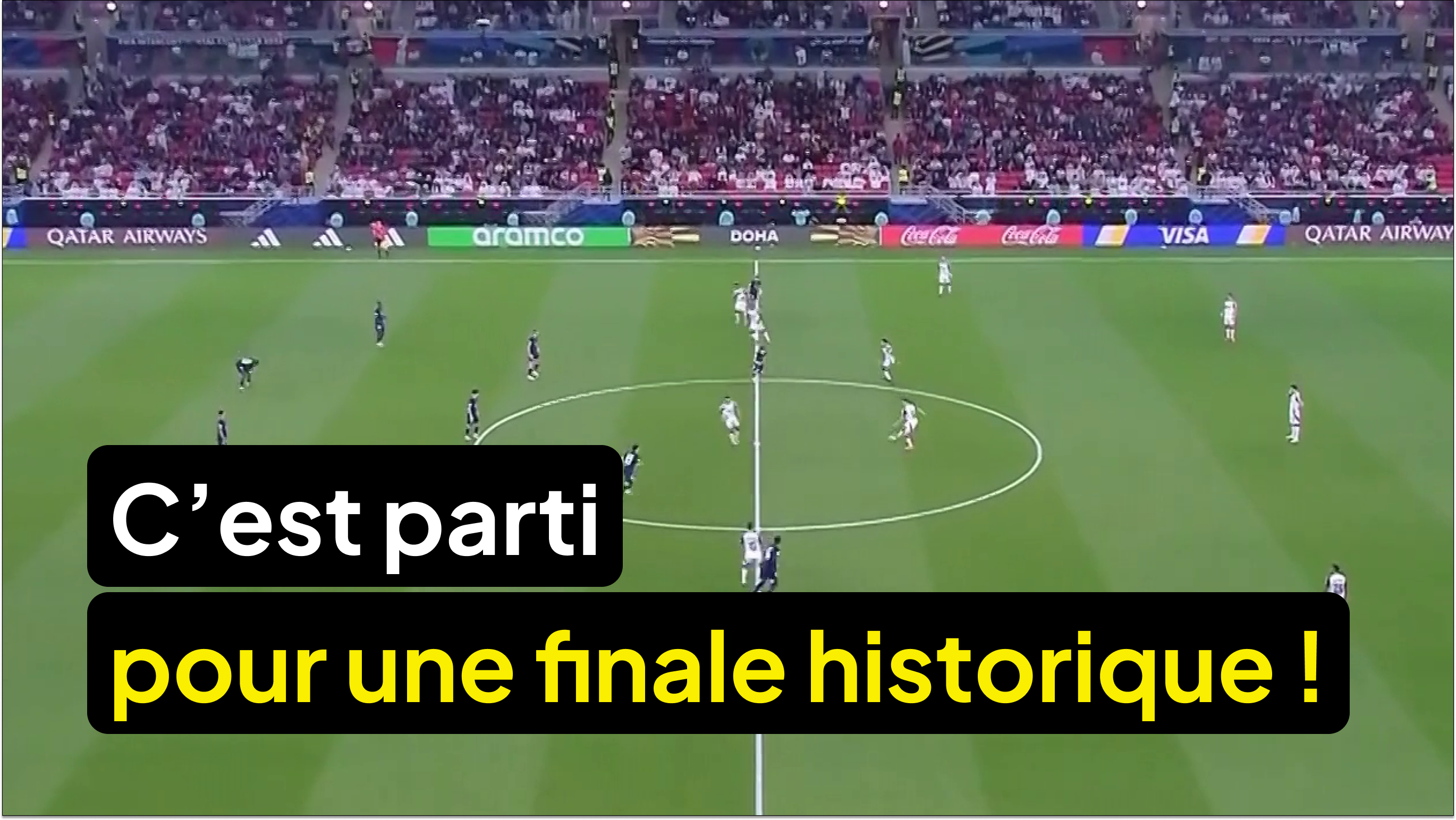 C’est parti pour une finale historique 🚨🏆
