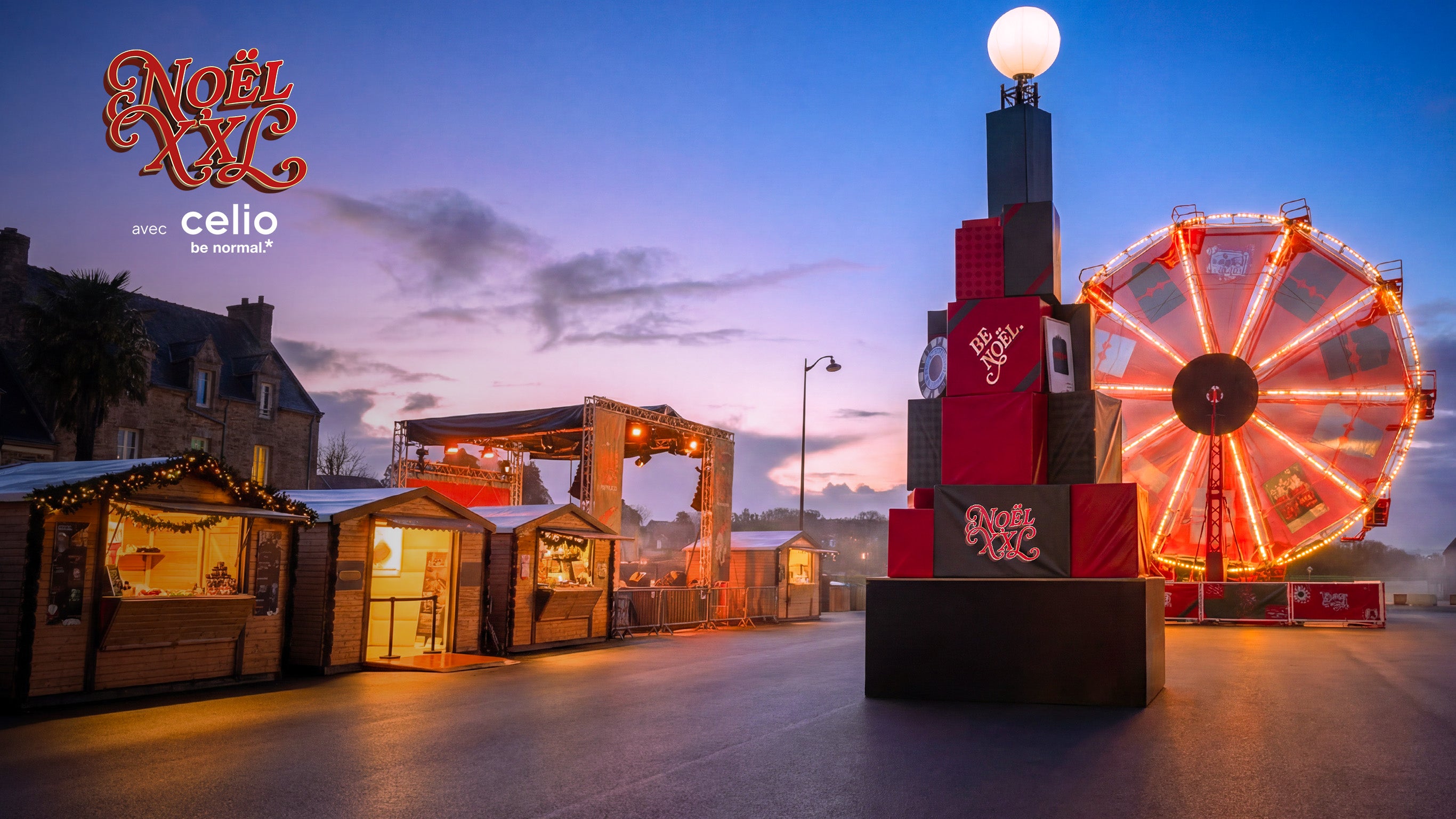 Noël XXL dans des villes XXS avec celio