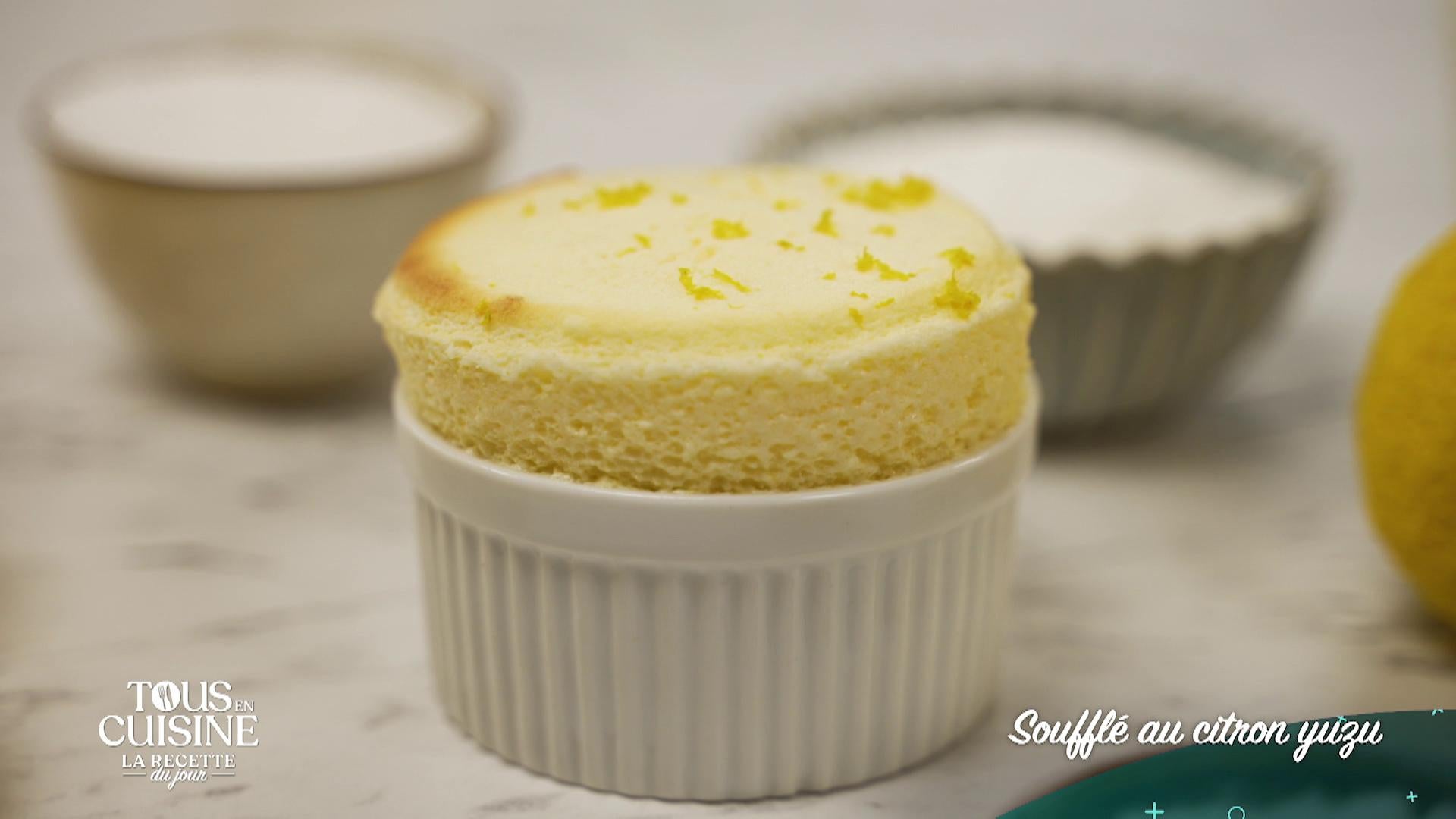 Soufflé au citron yuzu