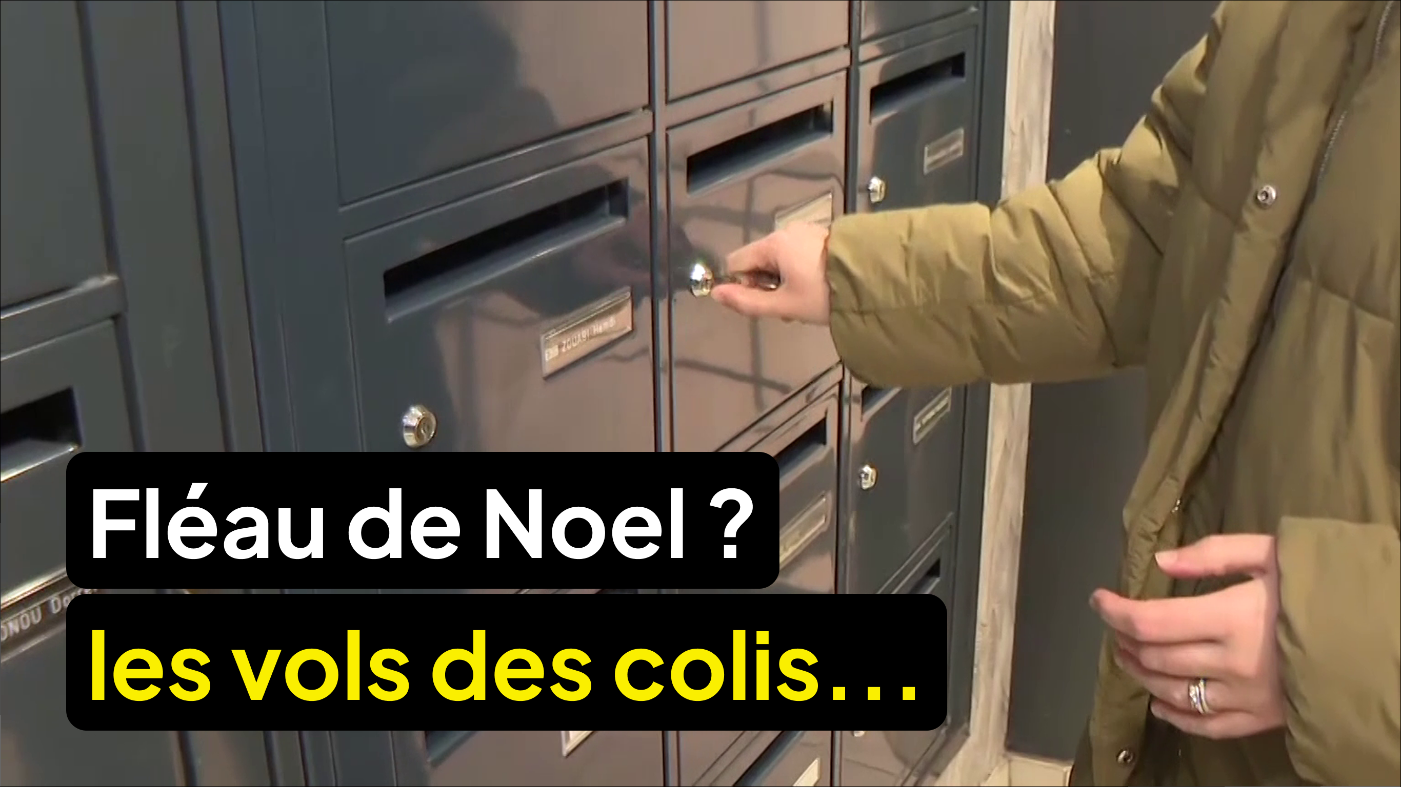 Noël : le fléau des vols de colis