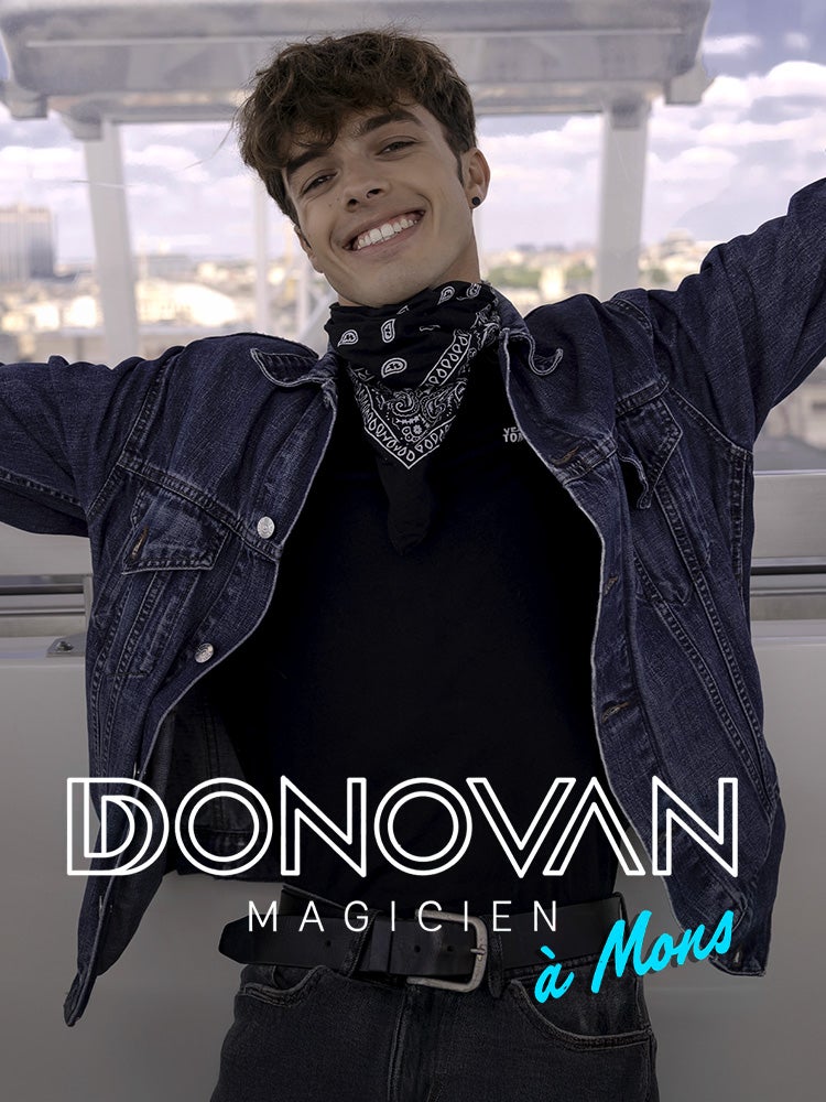 Donovan magicien à Mons