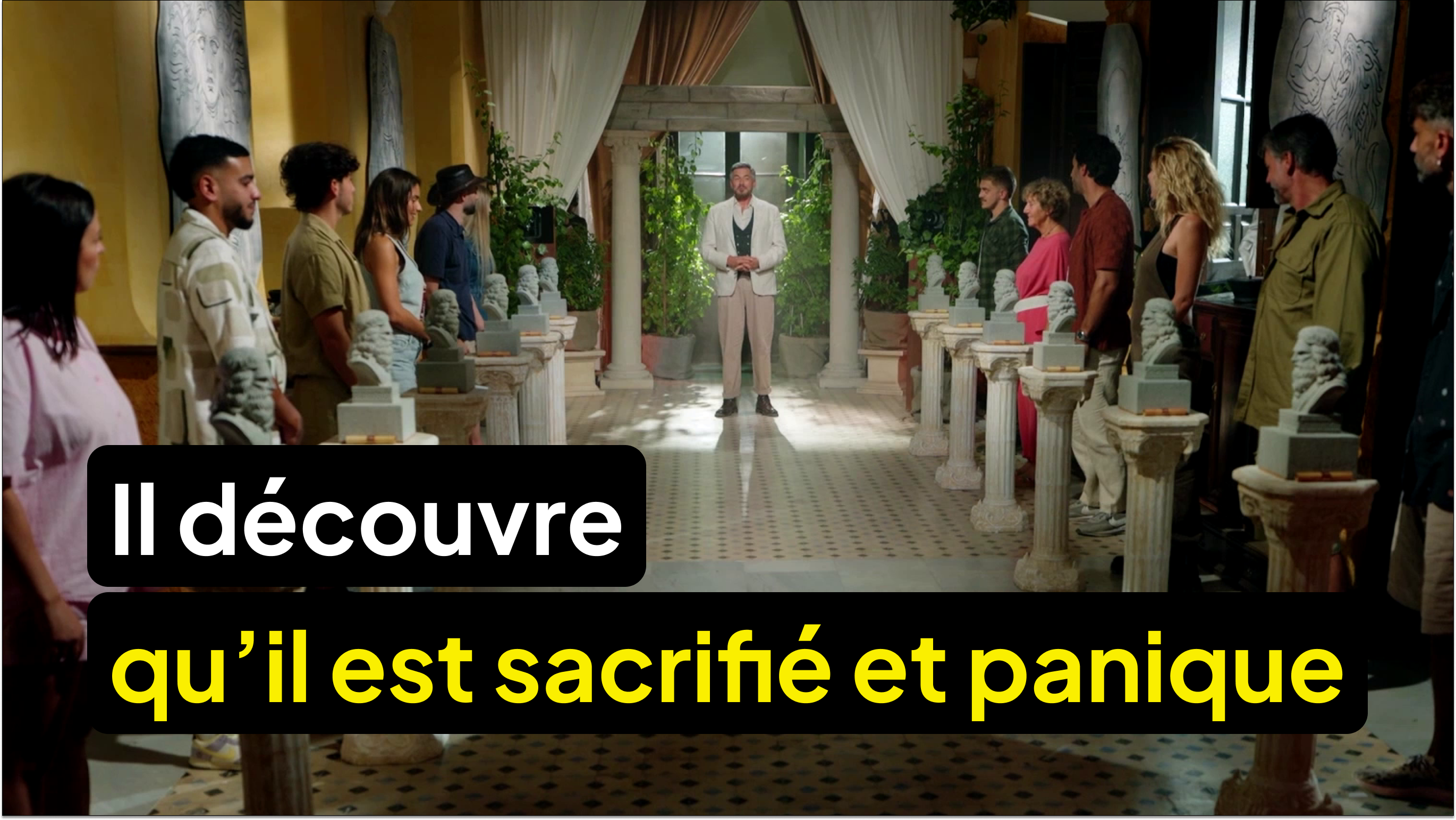 Il découvre qu’il est sacrifié et panique sous les yeux des autres joueurs !