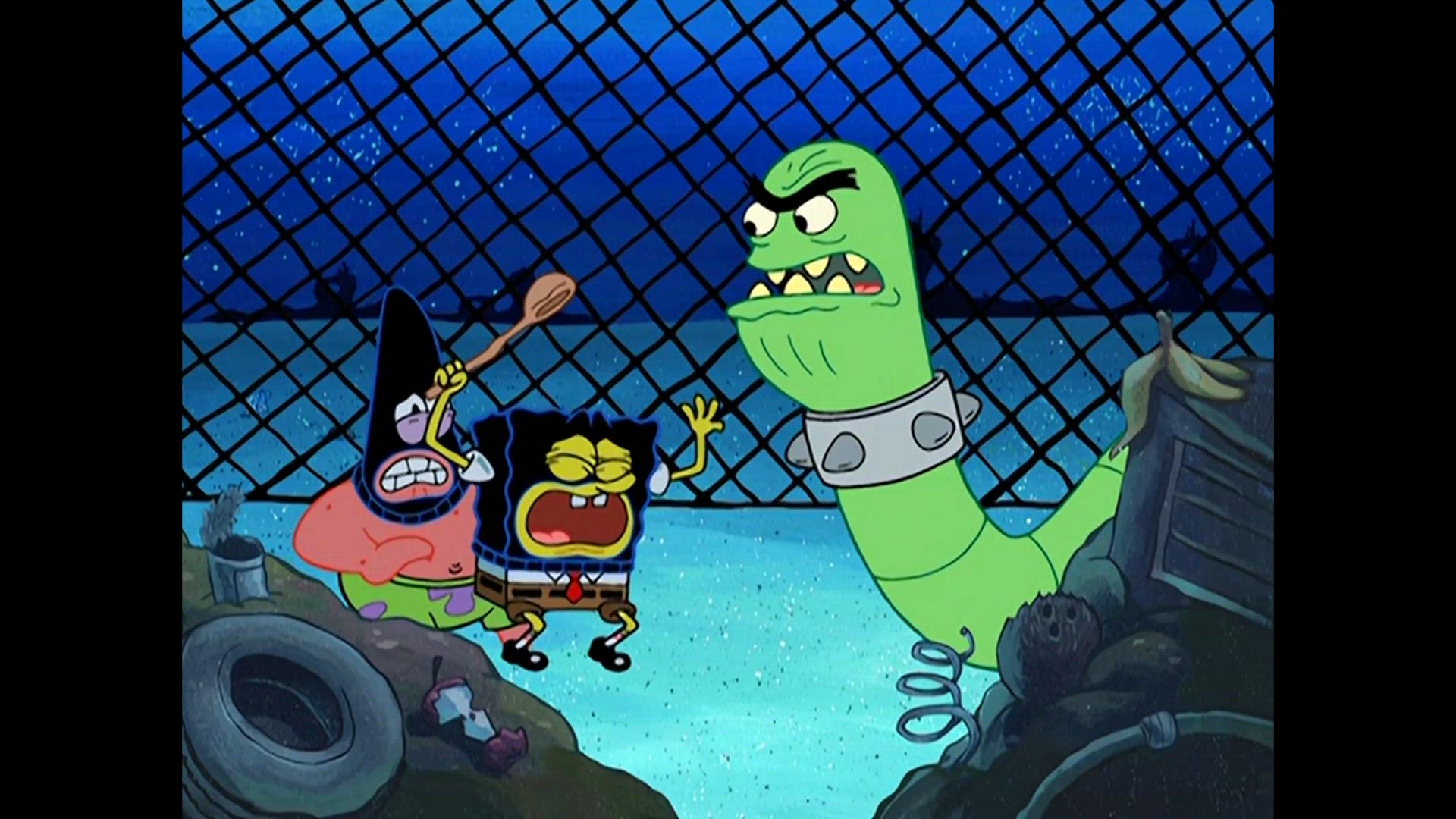 4. évad 2. rész | Az elveszett matrac / Páncélos kontra Plankton