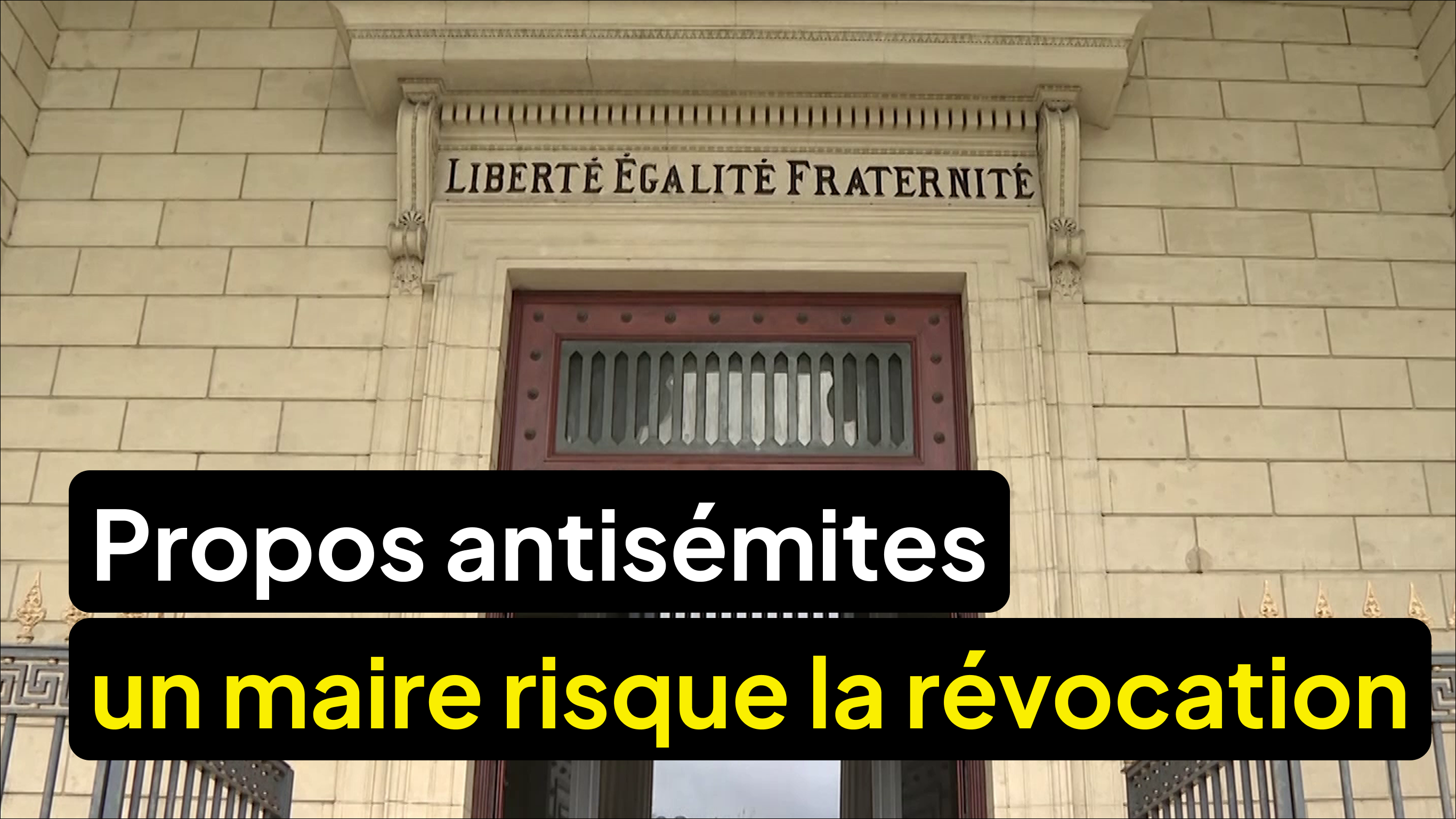 Un maire accusé d'avoir tenu des propos antisémites