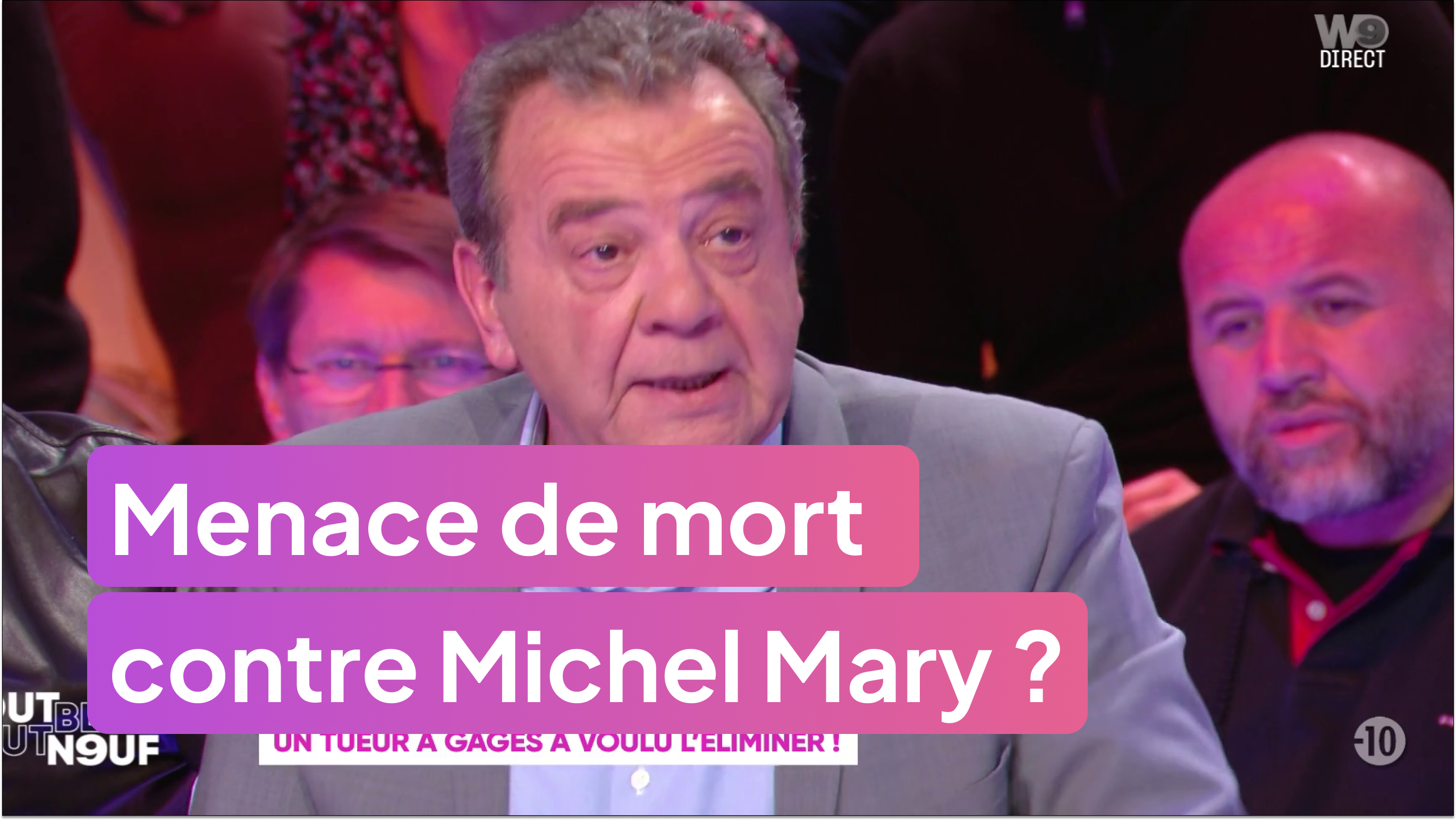 Michel Mary ciblé par un tueur à gages