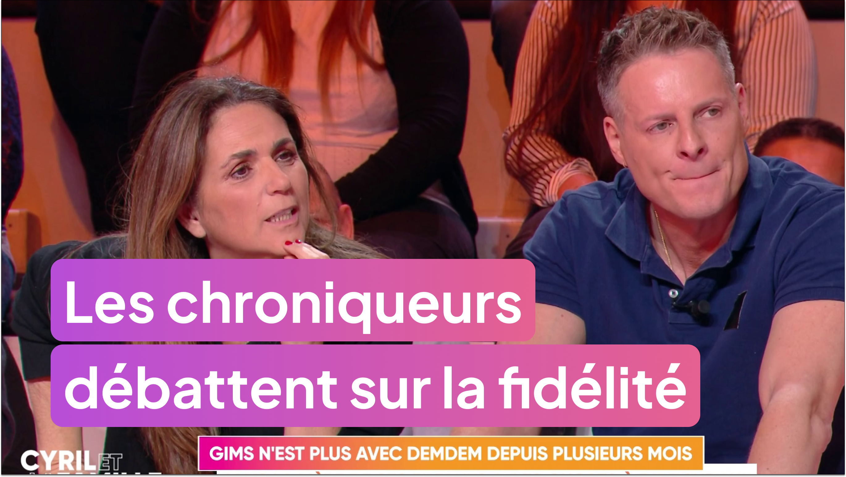 Les chroniqueurs débattent sur la fidélité