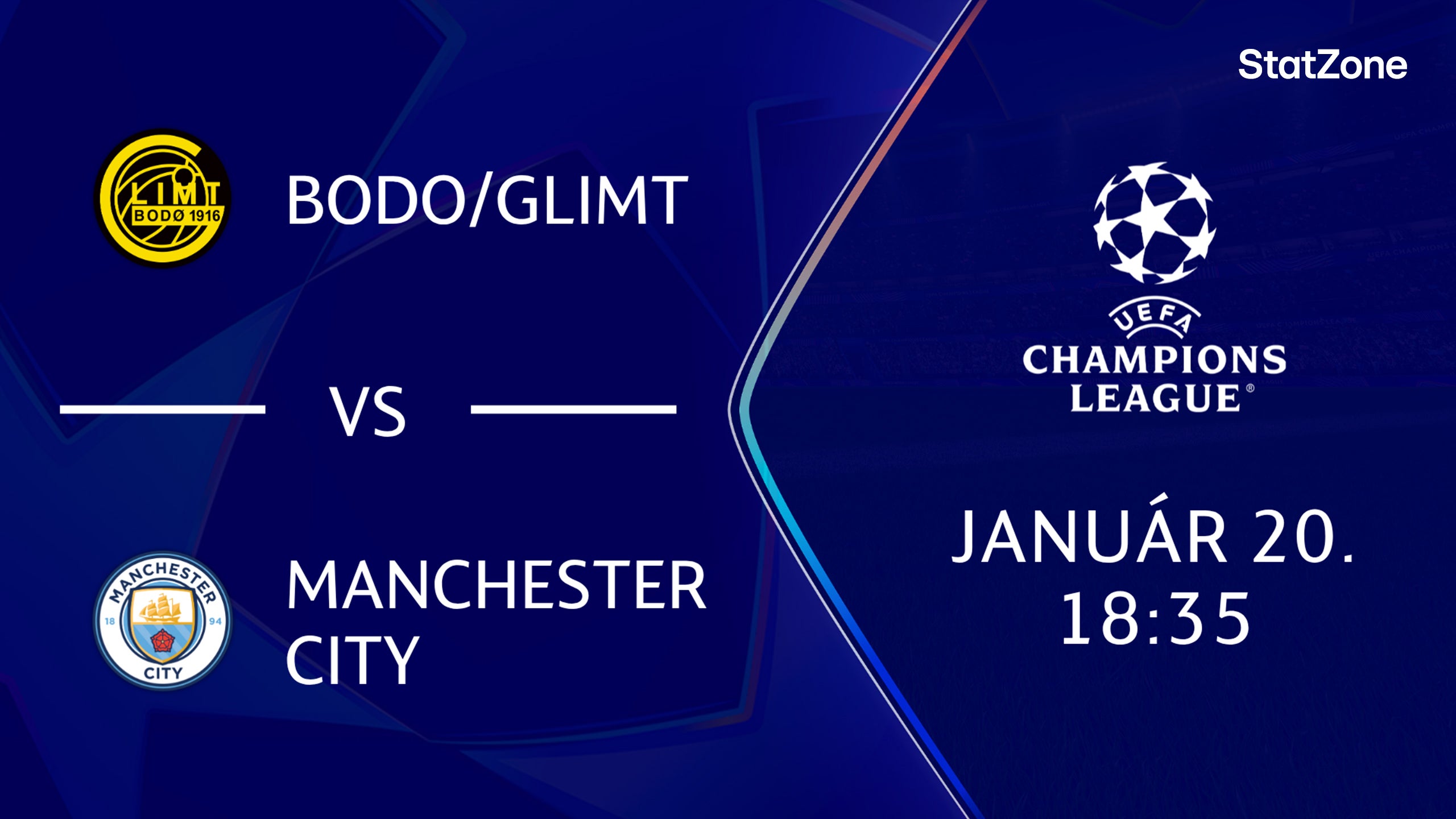 BODO/GLIMT – MANCHESTER CITY 2026.01.20 18:35