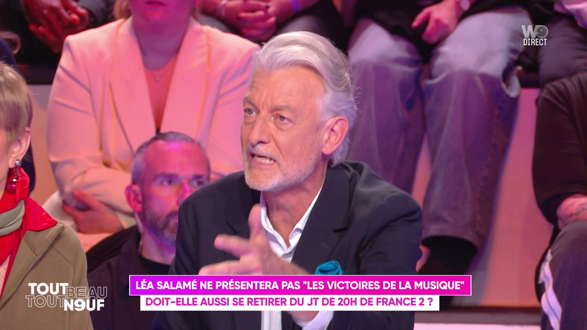 Le plateau divisé sur Léa Salamé au JT de 20H