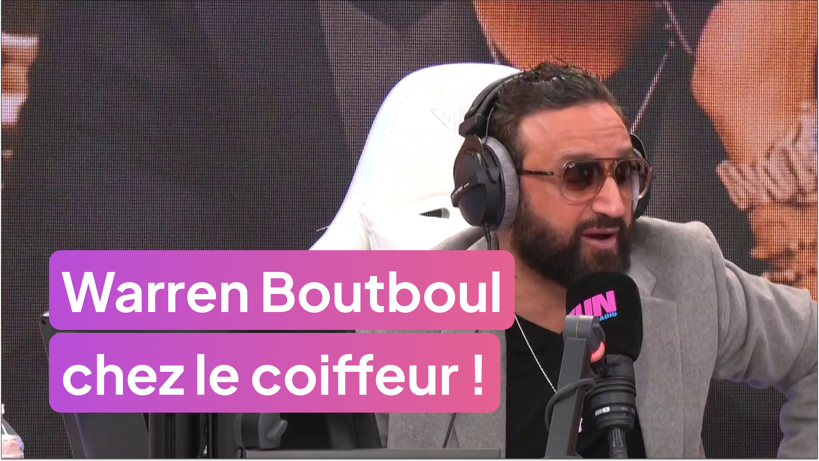 Warren Boutboul chez le coiffeur !
