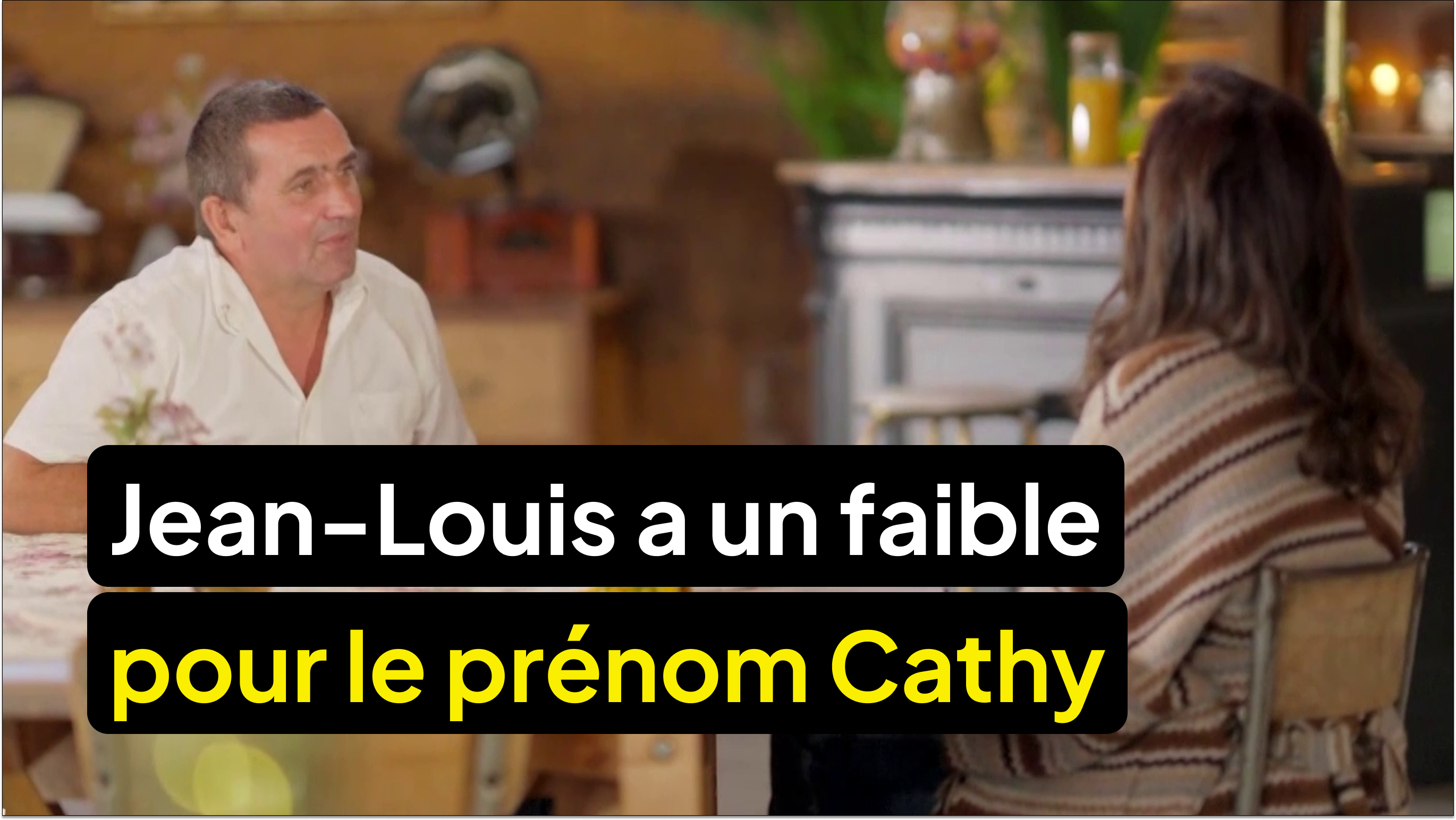 Jean Louis a un faible pour le prénom Cathy