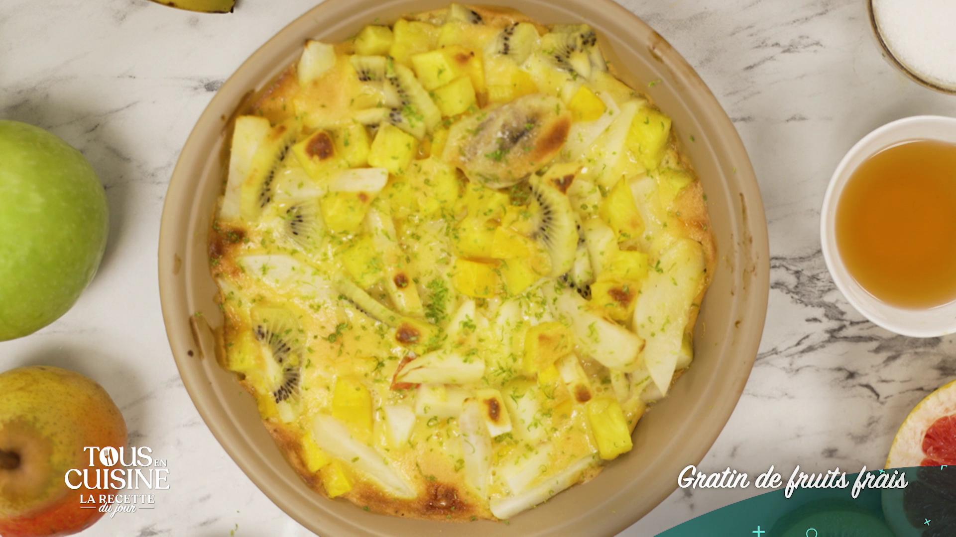 Gratin de fruits frais