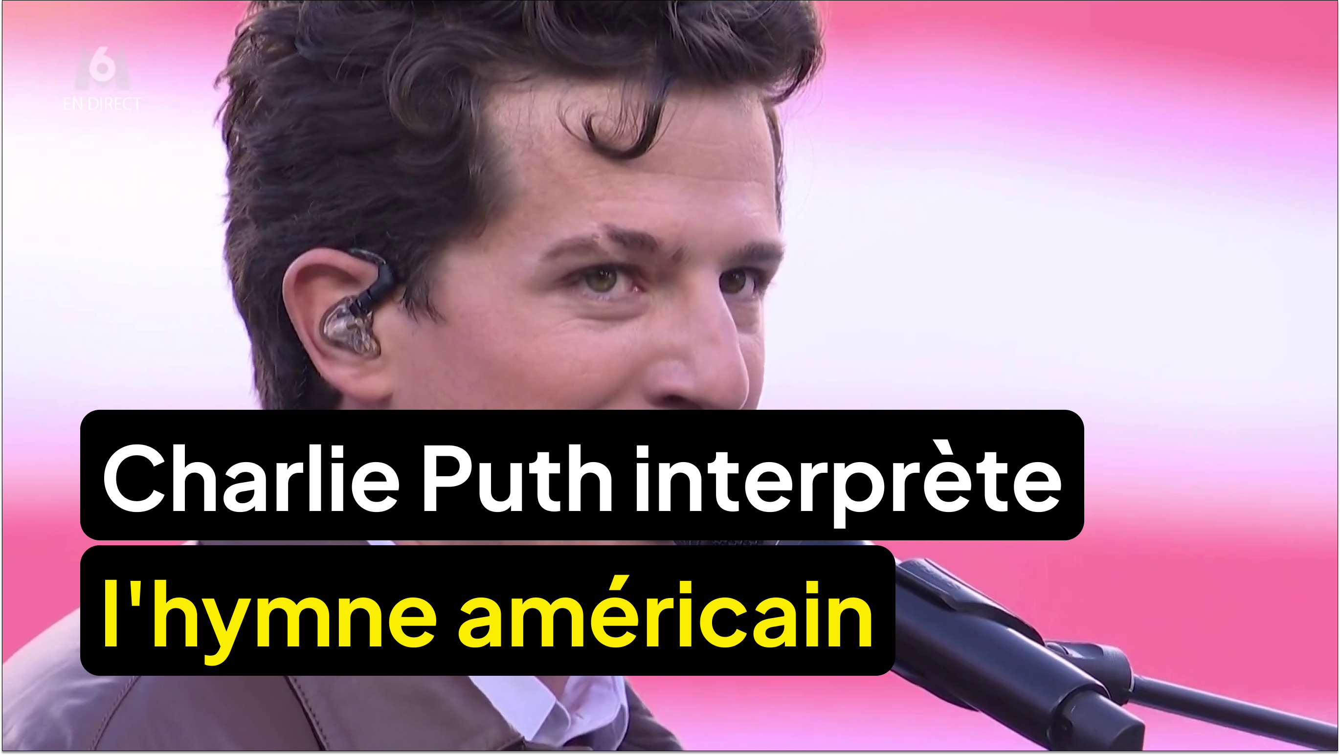 Charlie Puth interprète l'hymne américain !