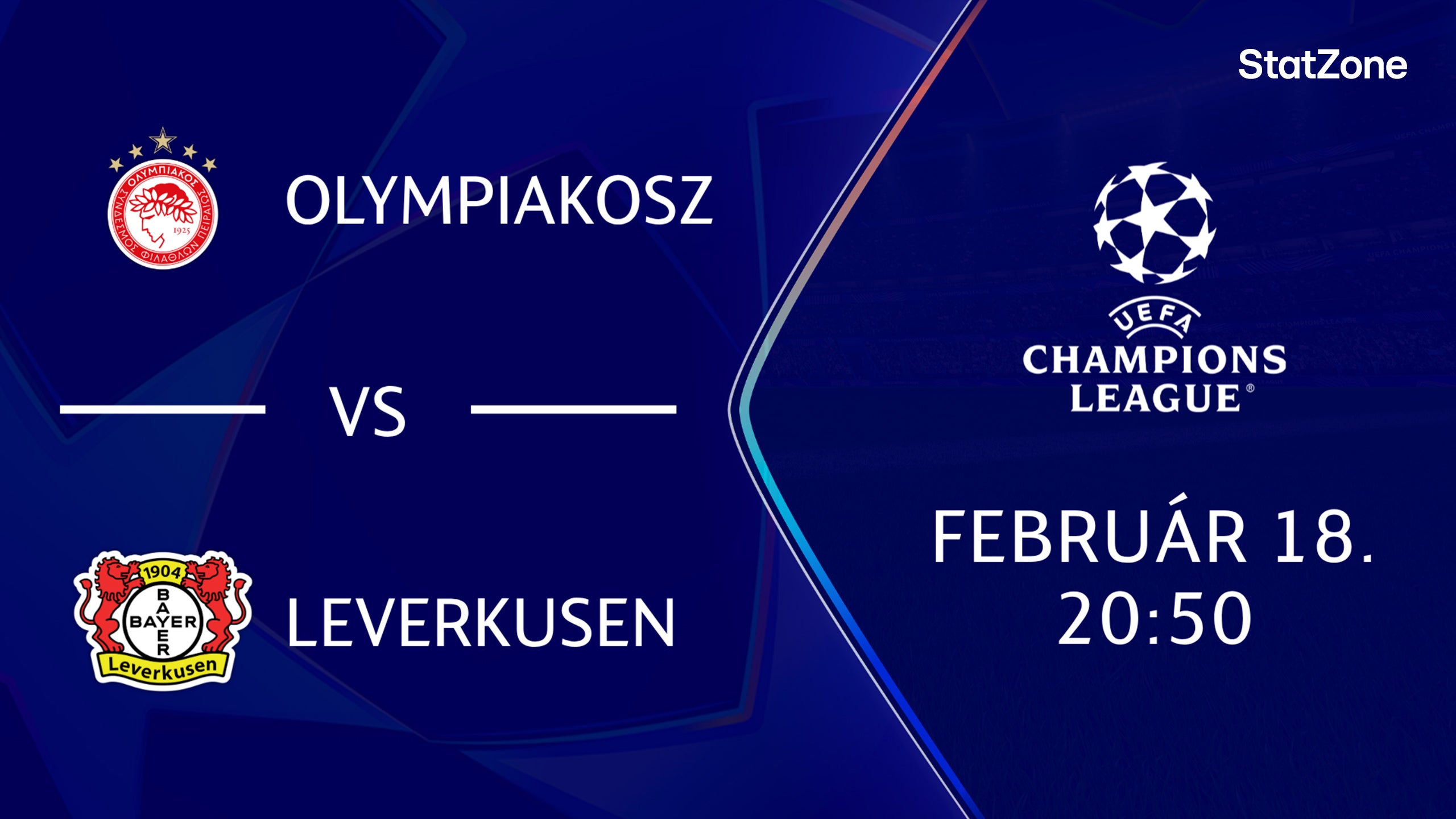 OLYMPIAKOSZ - LEVERKUSEN 2026.02.18 20:50