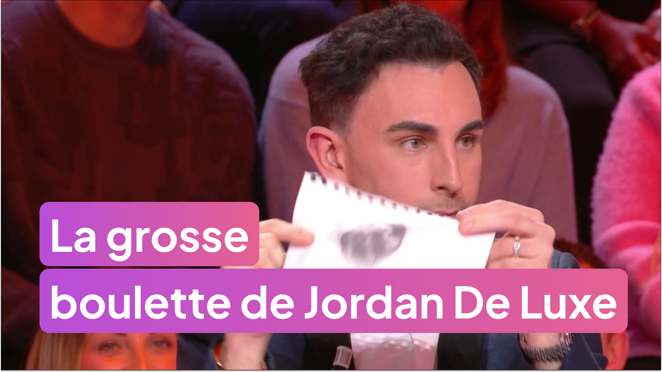 L'énorme gaffe de Jordan De Luxe !
