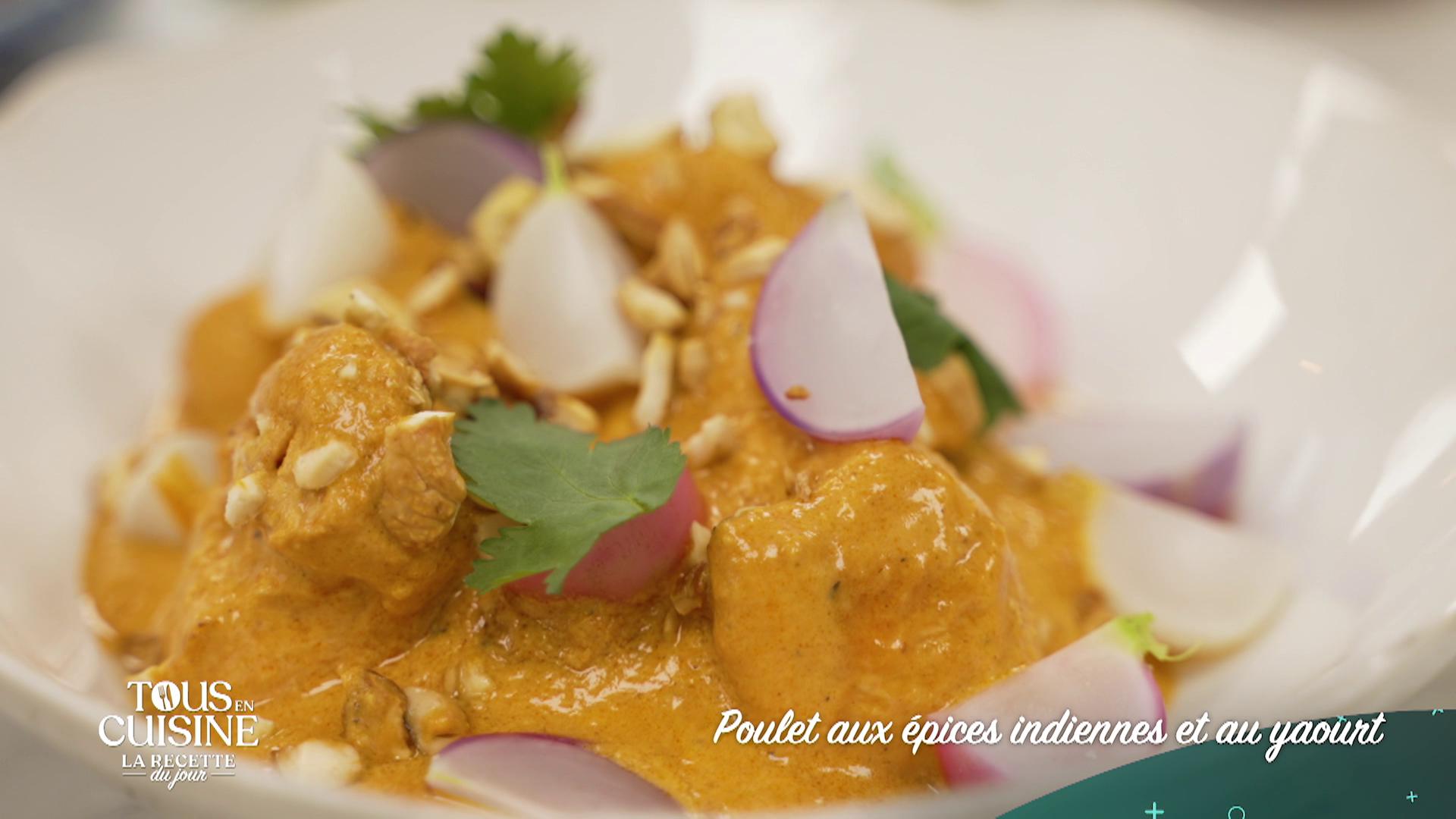 Poulet aux épices indiennes et au yaourt