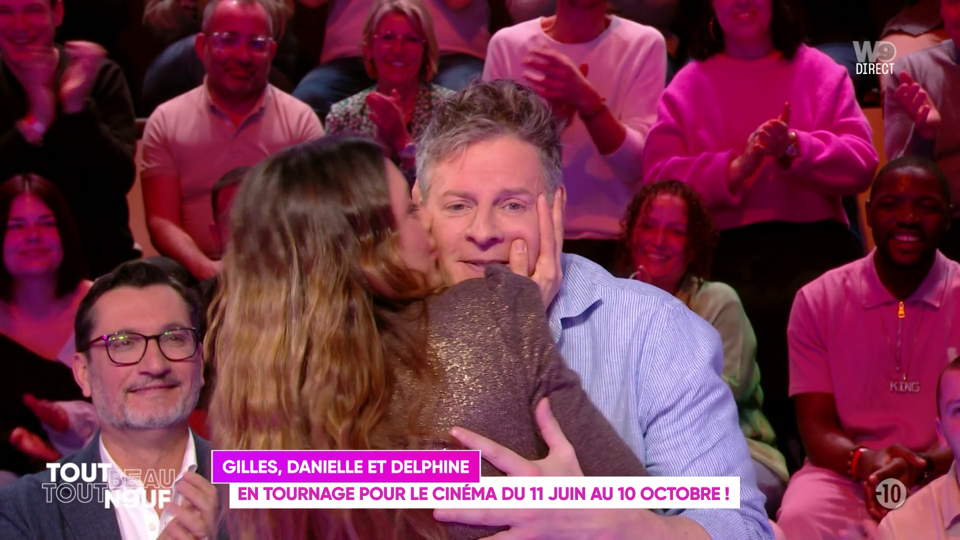 Delphine Wespiser bientôt au cinéma ? Elle répète sur le plateau !