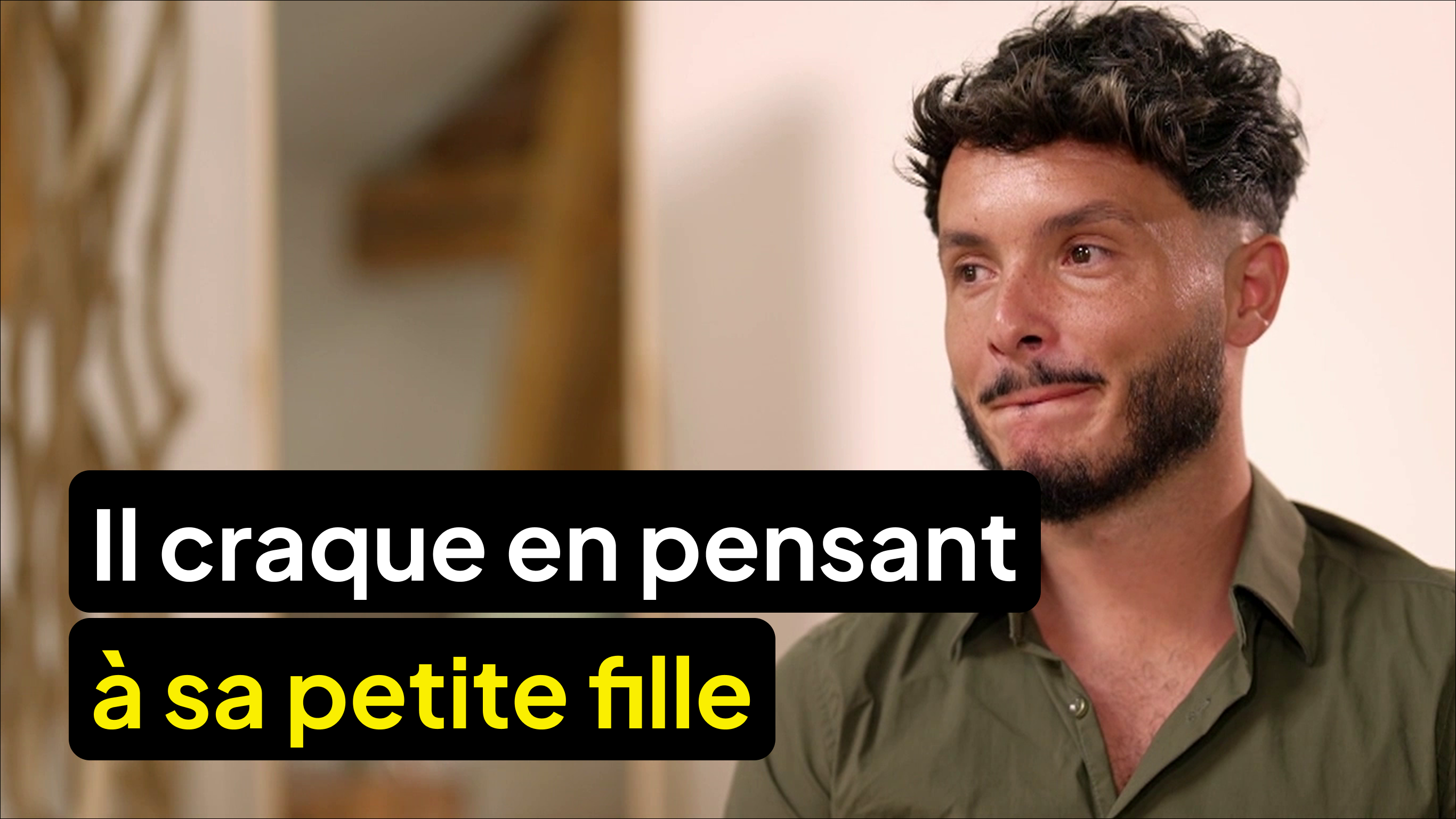 Il est très ému lorsqu’il parle de sa fille