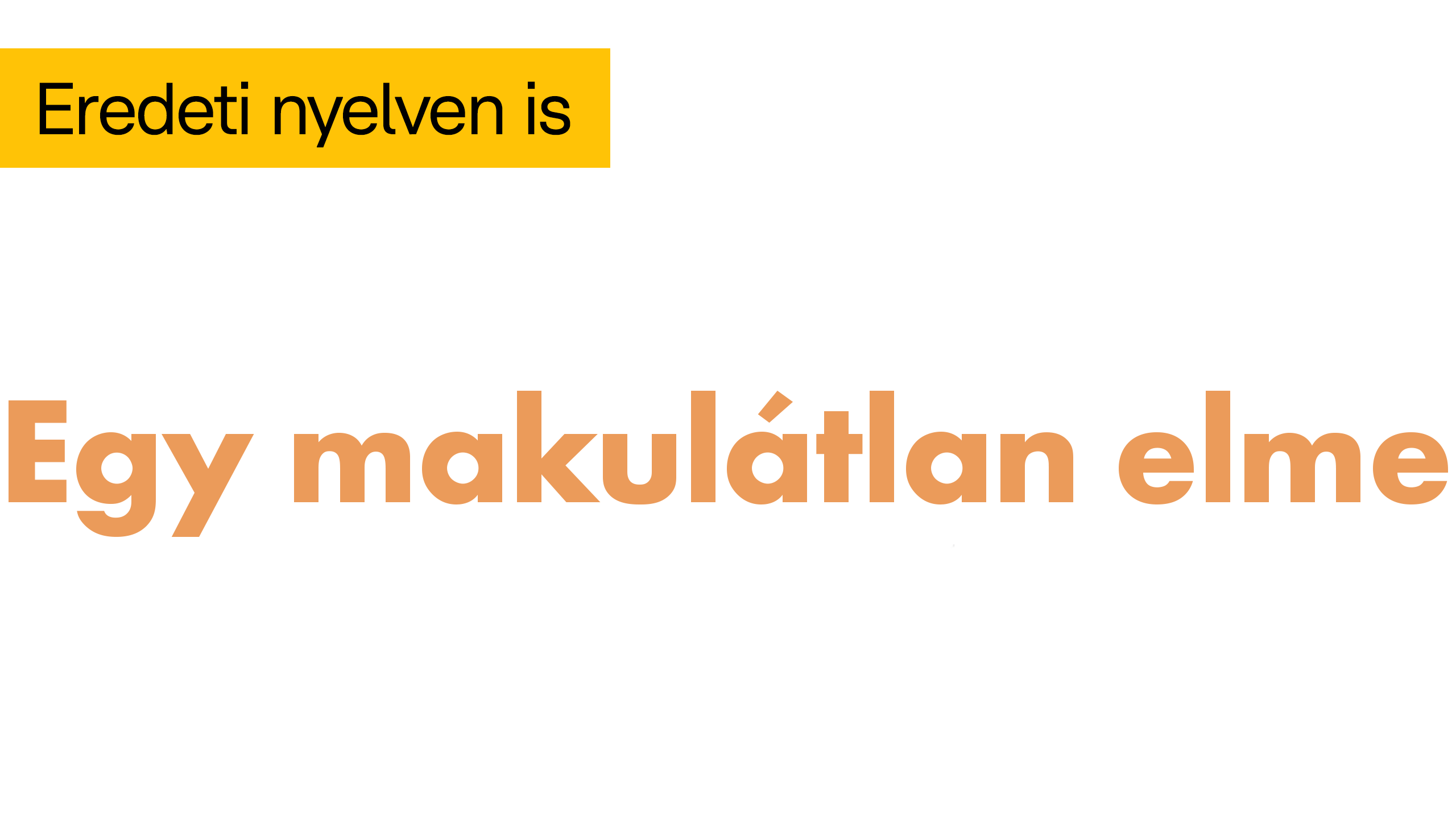 Egy makulátlan elme örök ragyogása