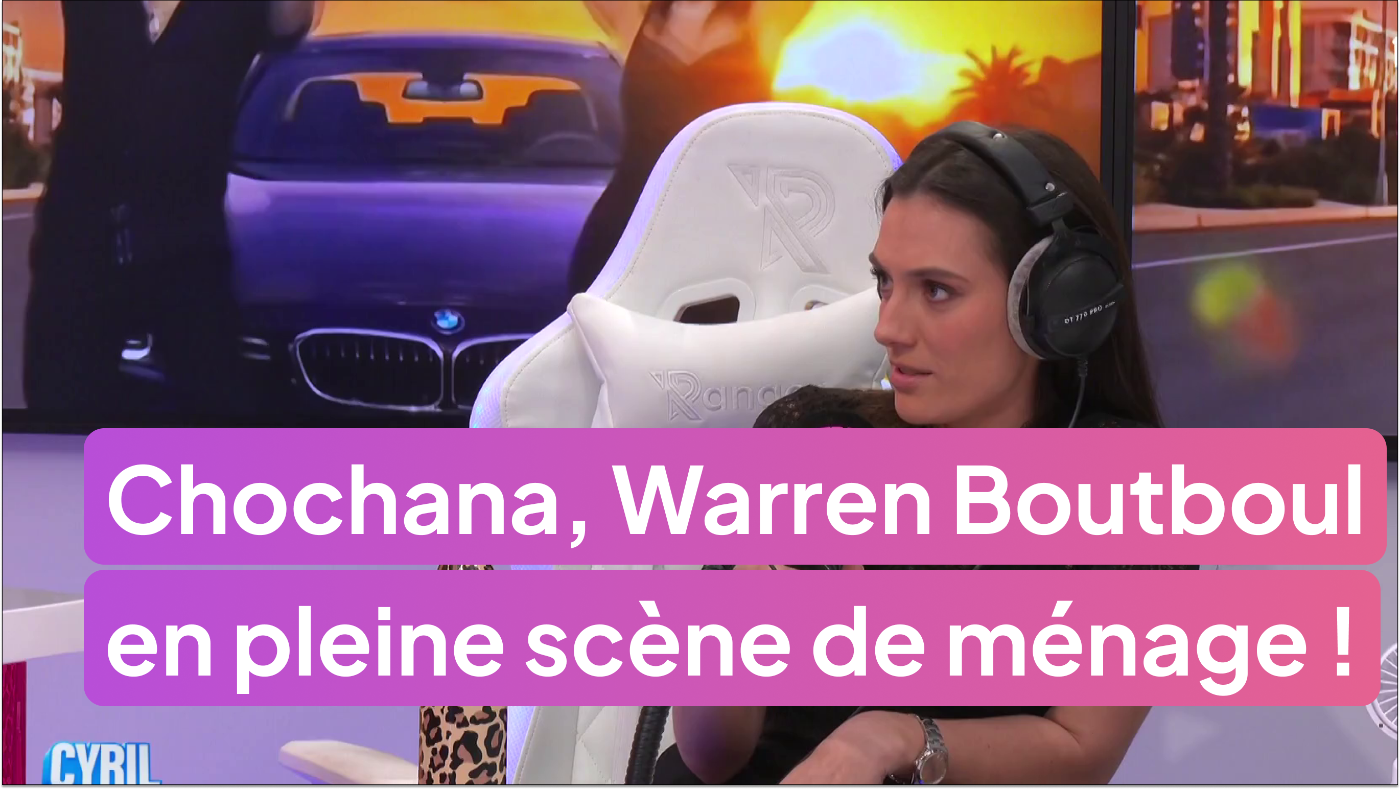 Chochana & Warren Boutboul en pleine scène de ménage !