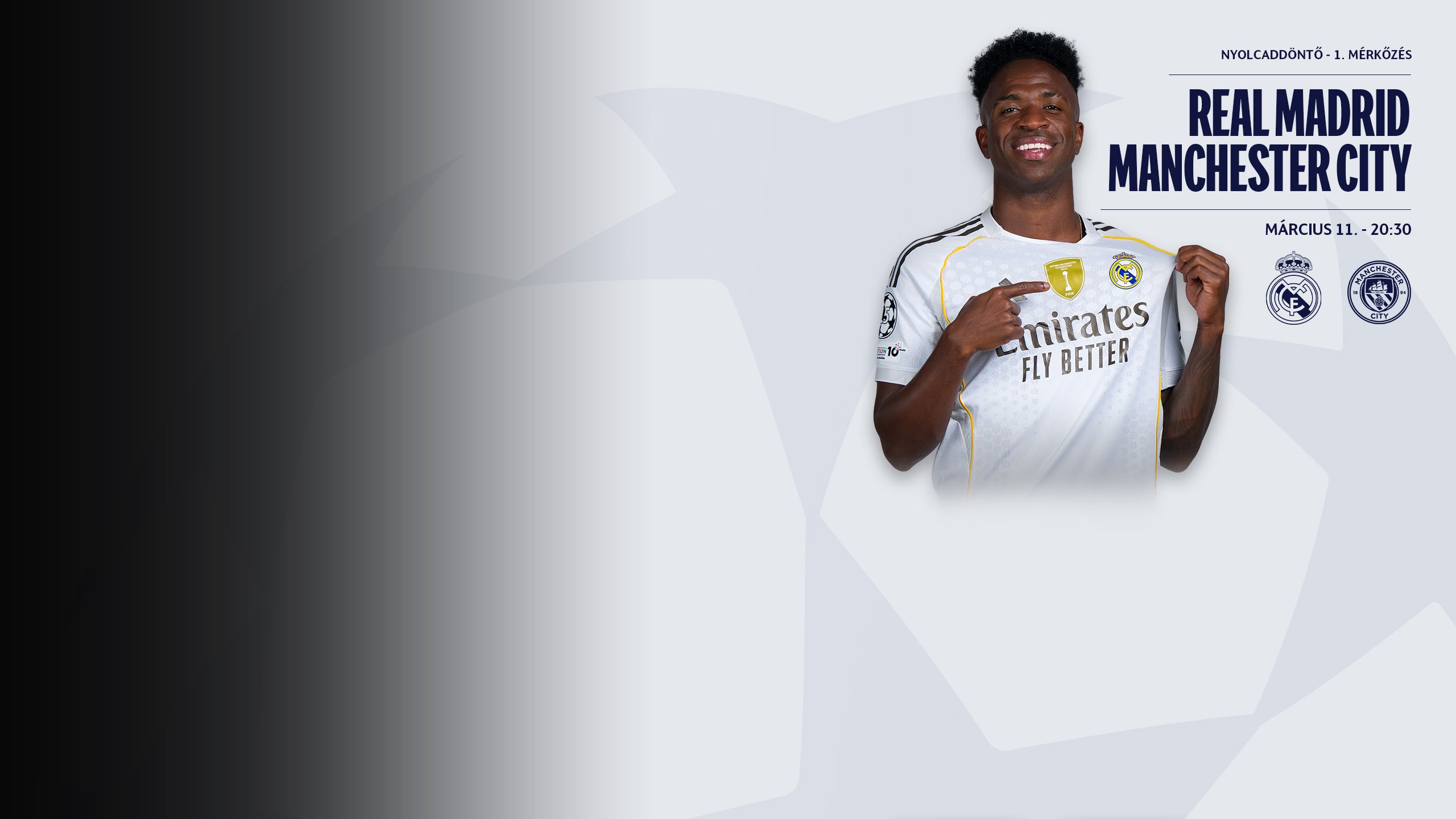 Real Madrid - Manchester City 20:30-tól