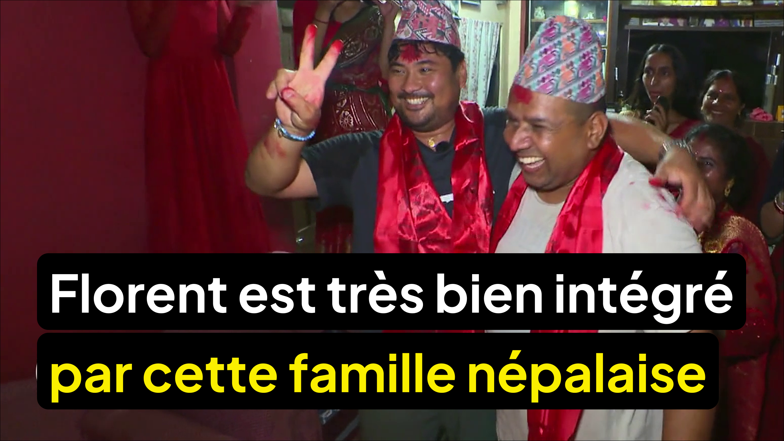 Cette famille népalaise décide d’accueillir ce candidat comme l’un des siens