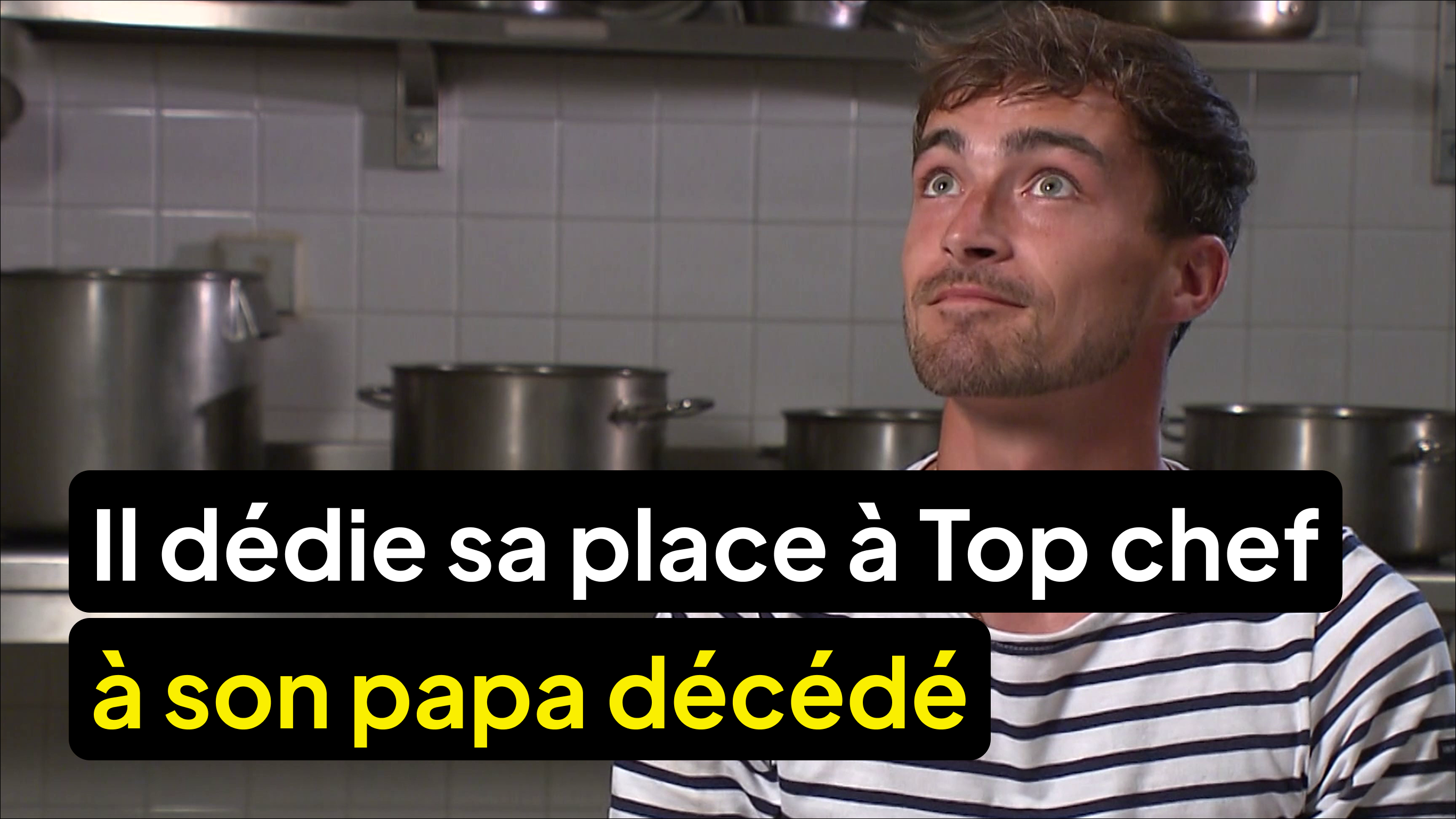 Il veut rendre fier son père disparu grâce à la cuisine