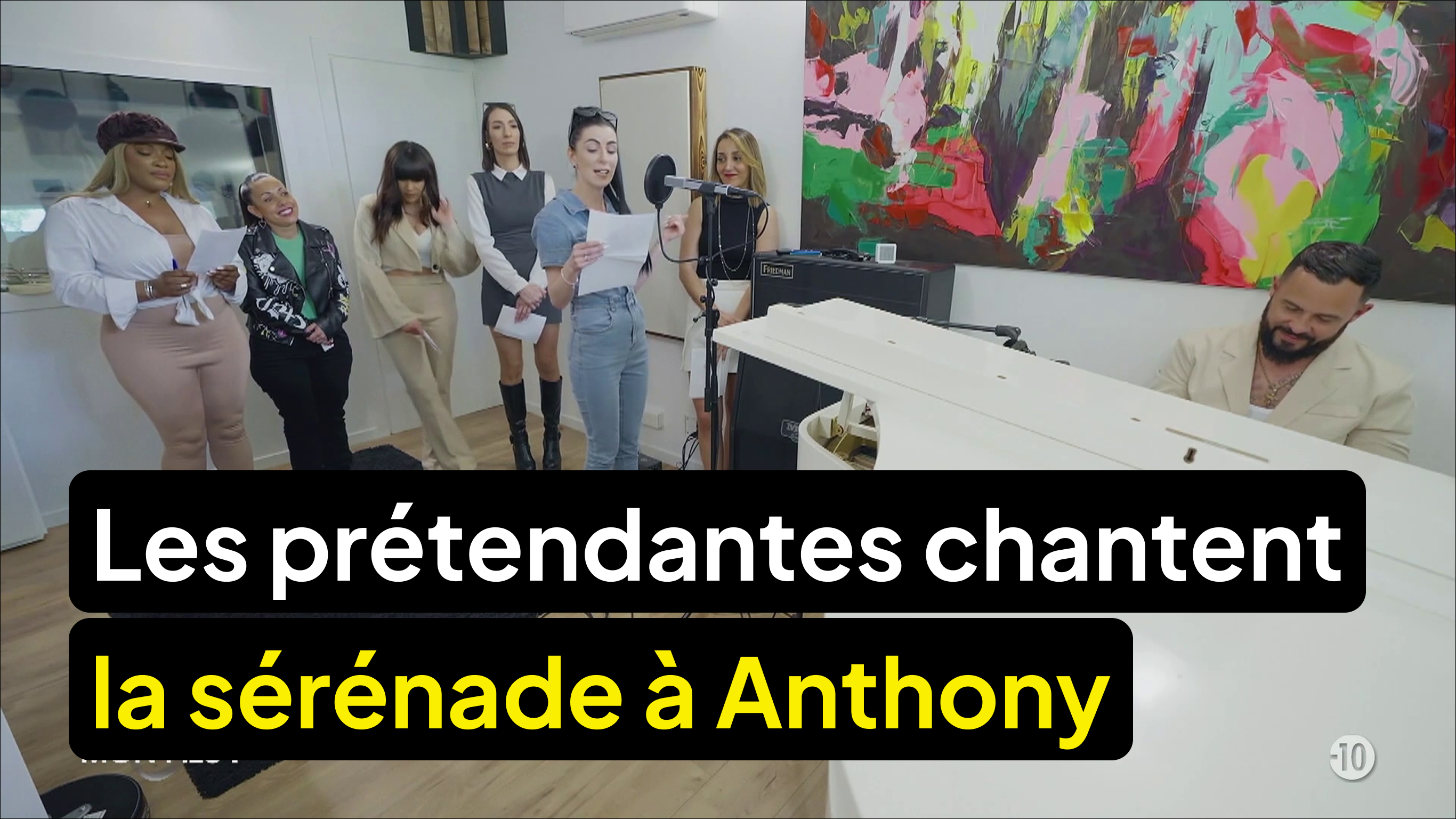 Elles chantent pour séduire Anthony le crooner