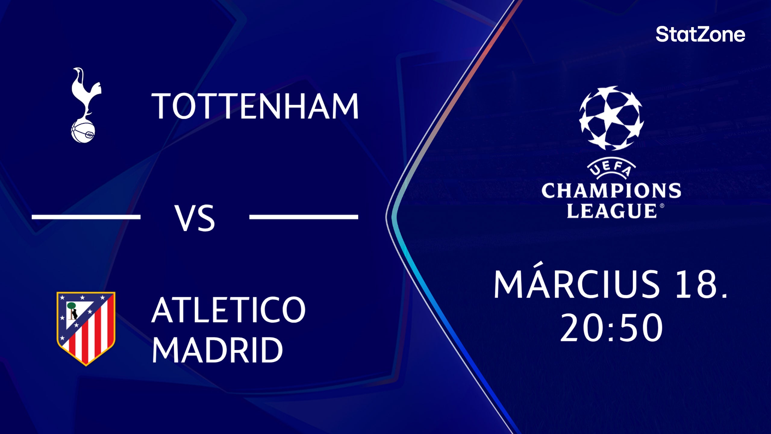 TOTTENHAM - ATLETICO MADRID 2026.03.18 20:50