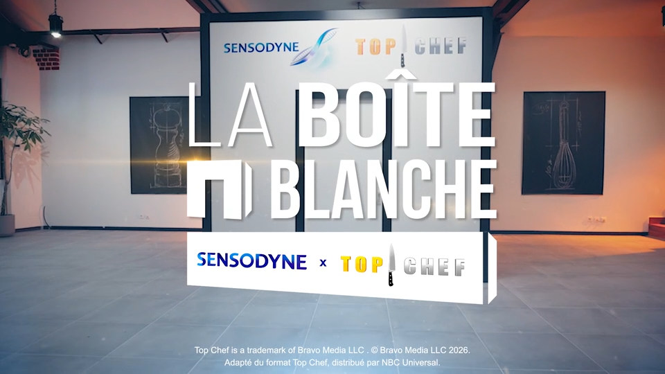 Découvrez la Boîte Blanche Sensodyne & Top Chef