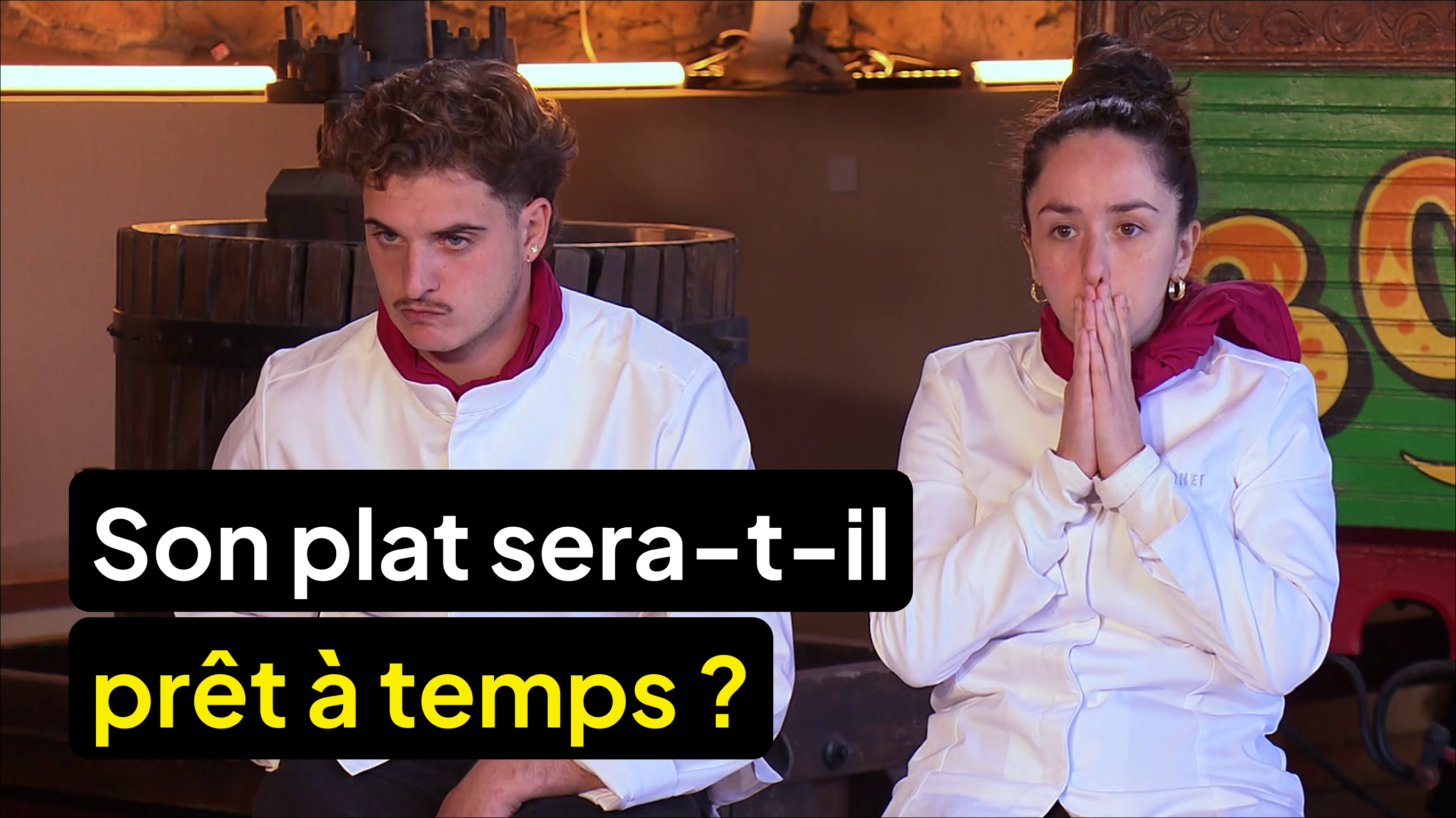 20 minutes avant la fin, leur plat n’est même pas au four