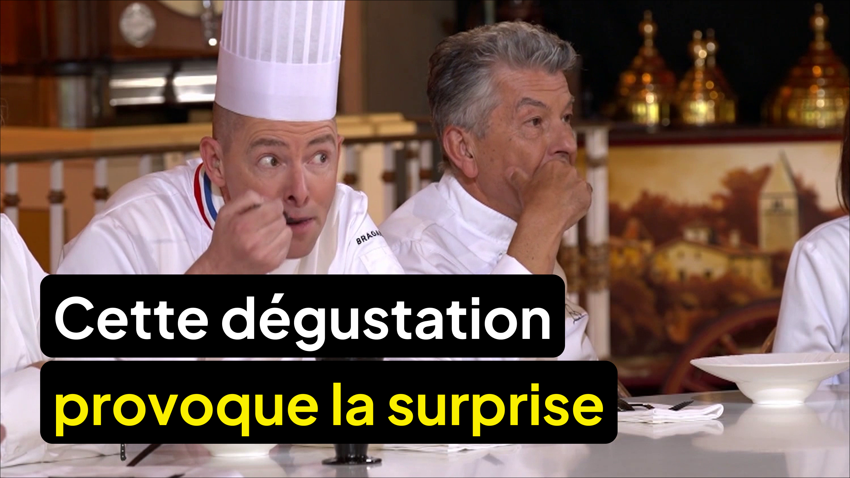 Les chefs pensaient déguster une soupe complètement ratée