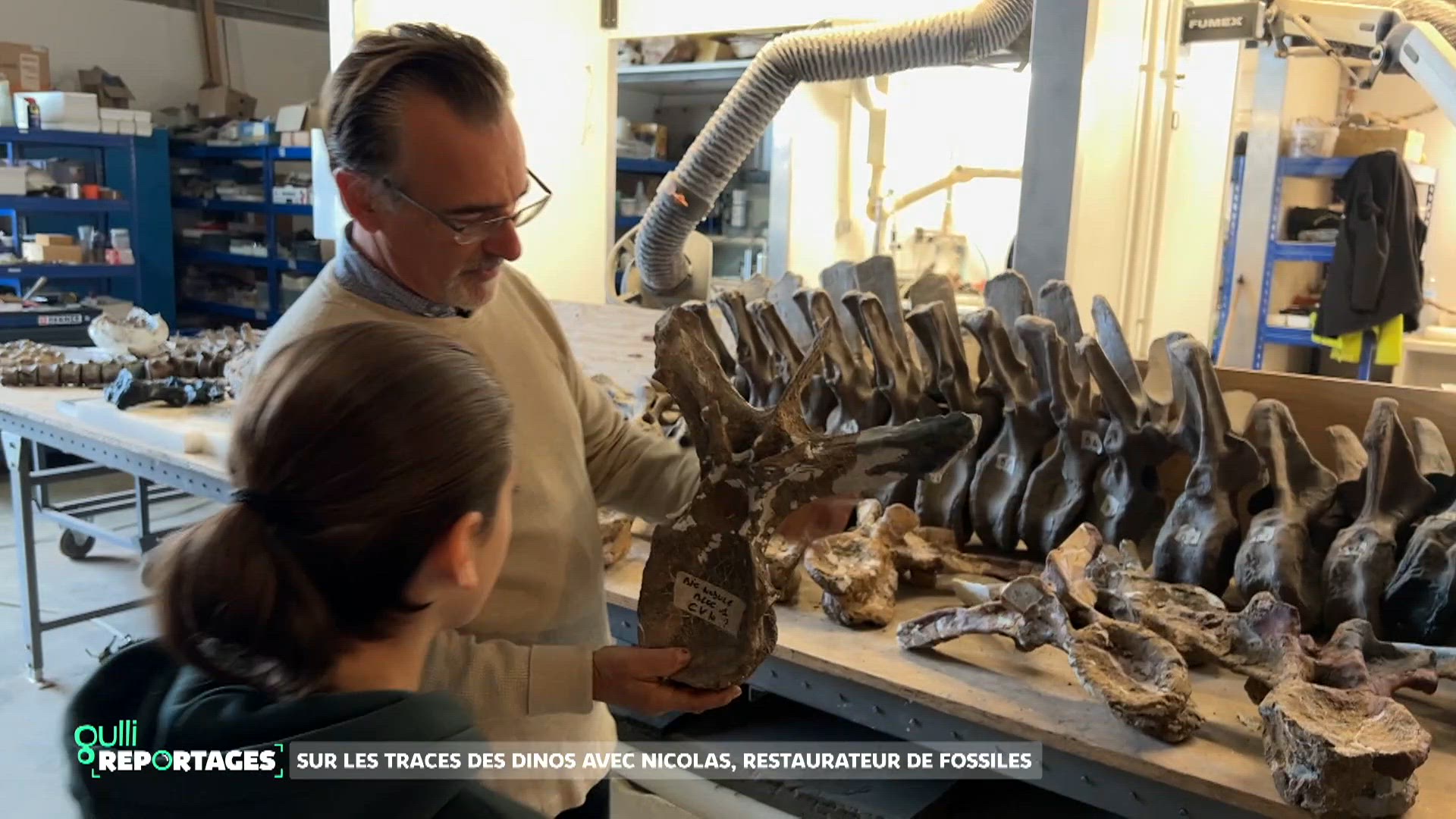 Portrait de Nicolas Tourment restaurateur de dinosaures (par Armand)