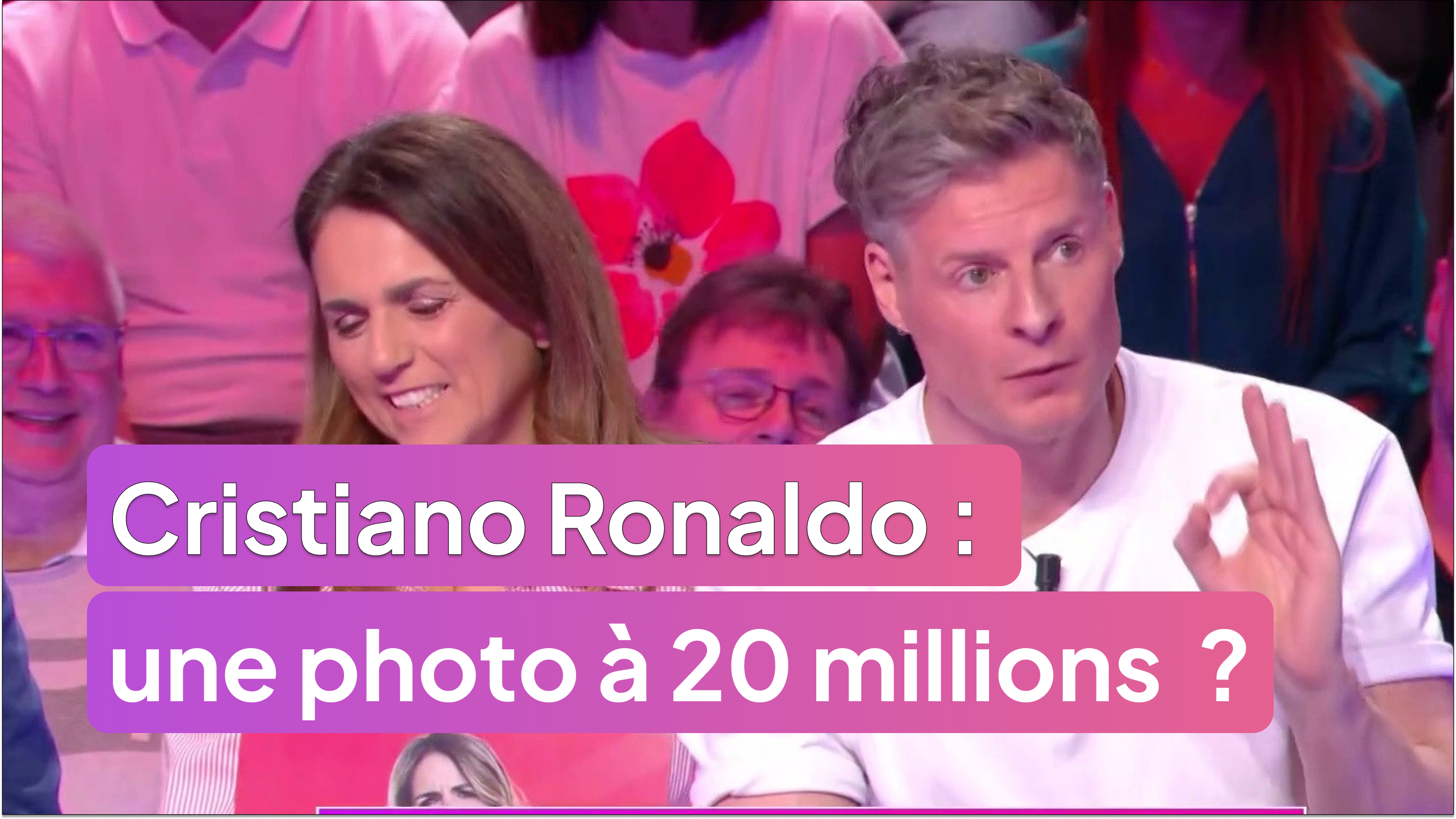 Cristiano Ronaldo : une photo à 20 millions de dollars !