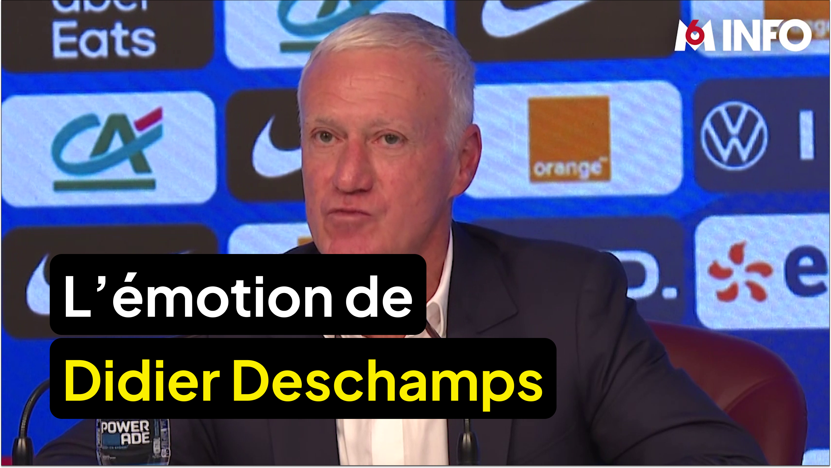 L'émotion de Didier Deschamps pour sa dernière liste depuis le siège de la FFF