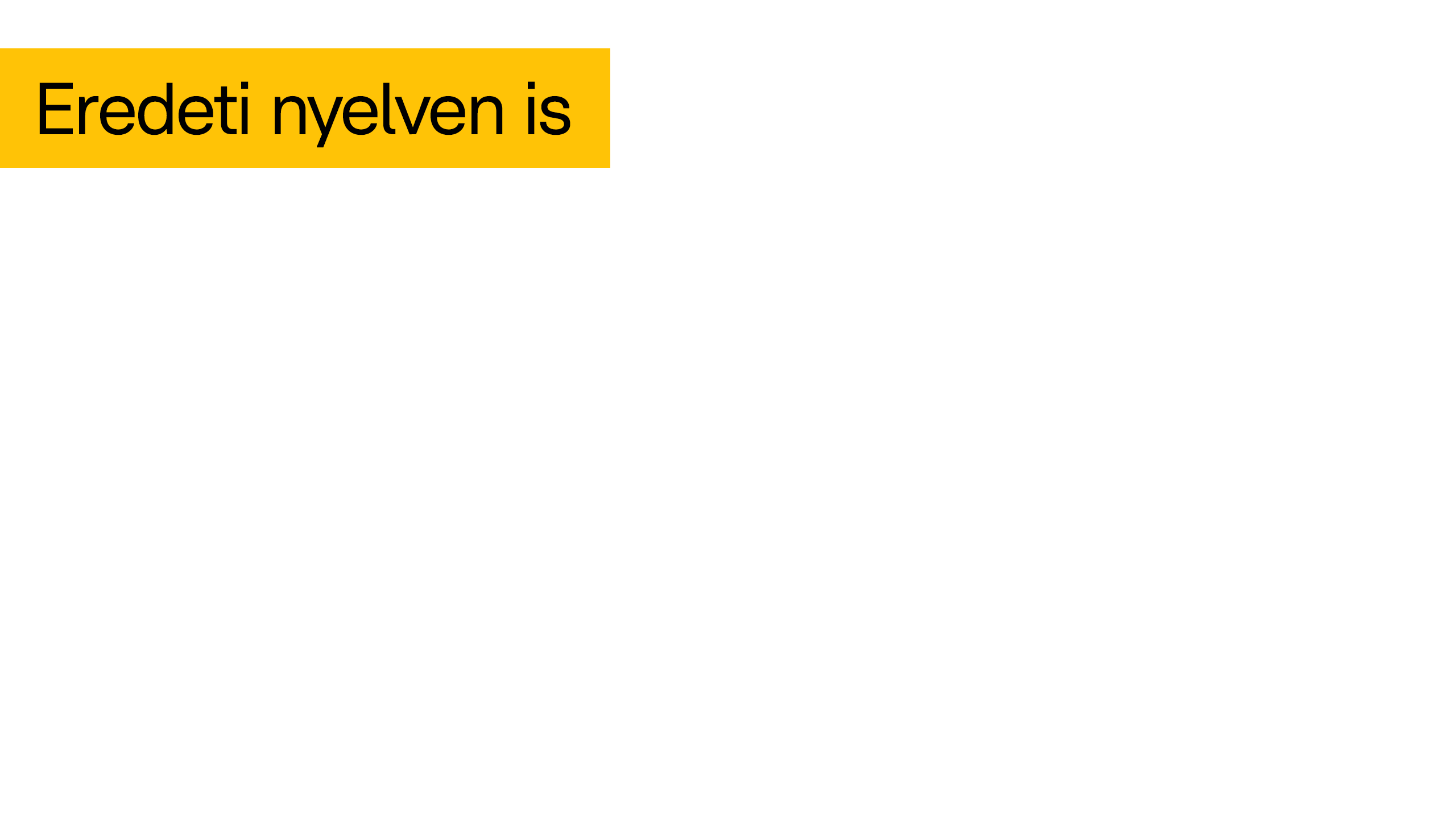 Nincs más föld