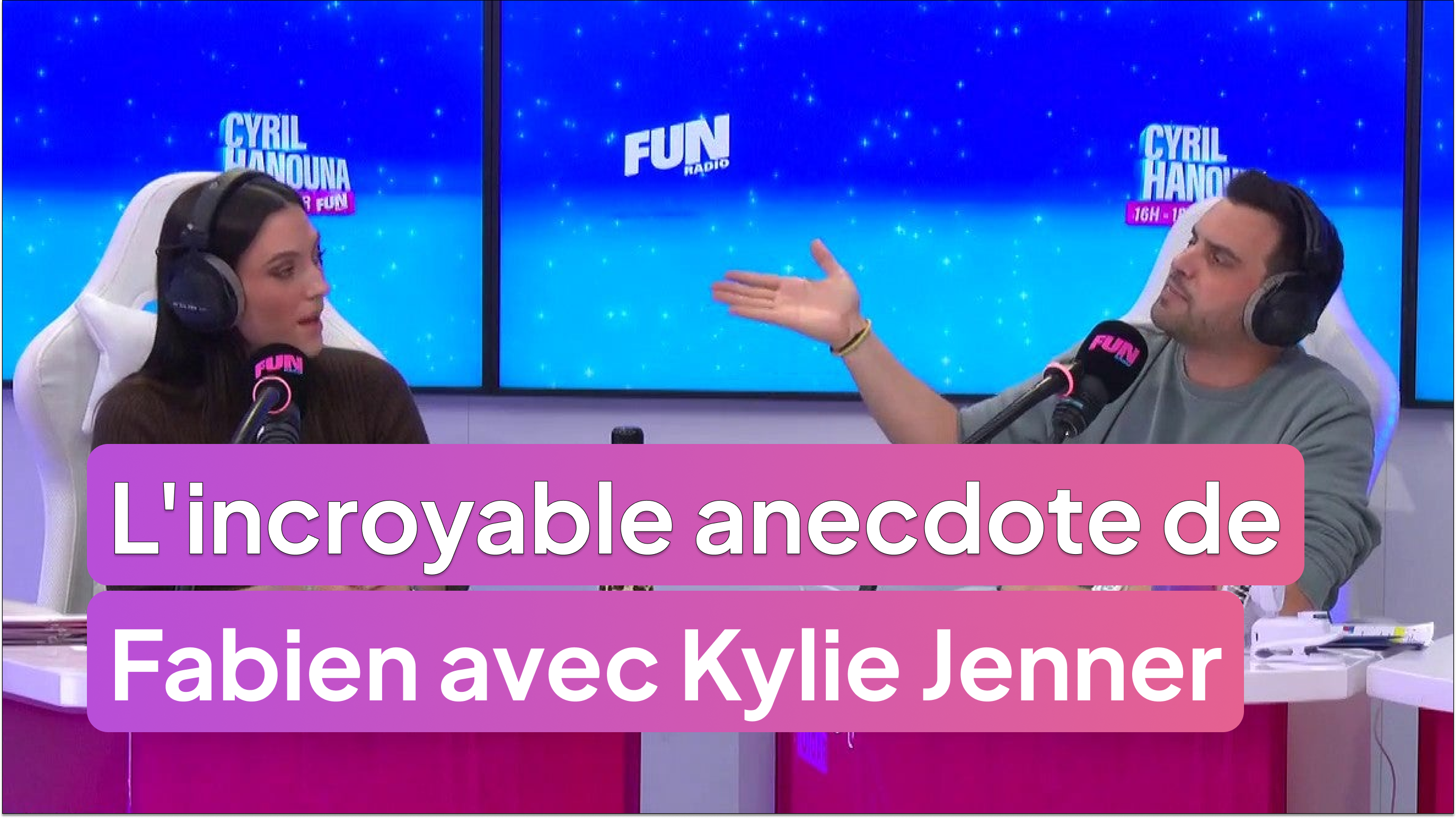 L'incroyable anecdote de Fabien Delettres avec Kylie Jenner !