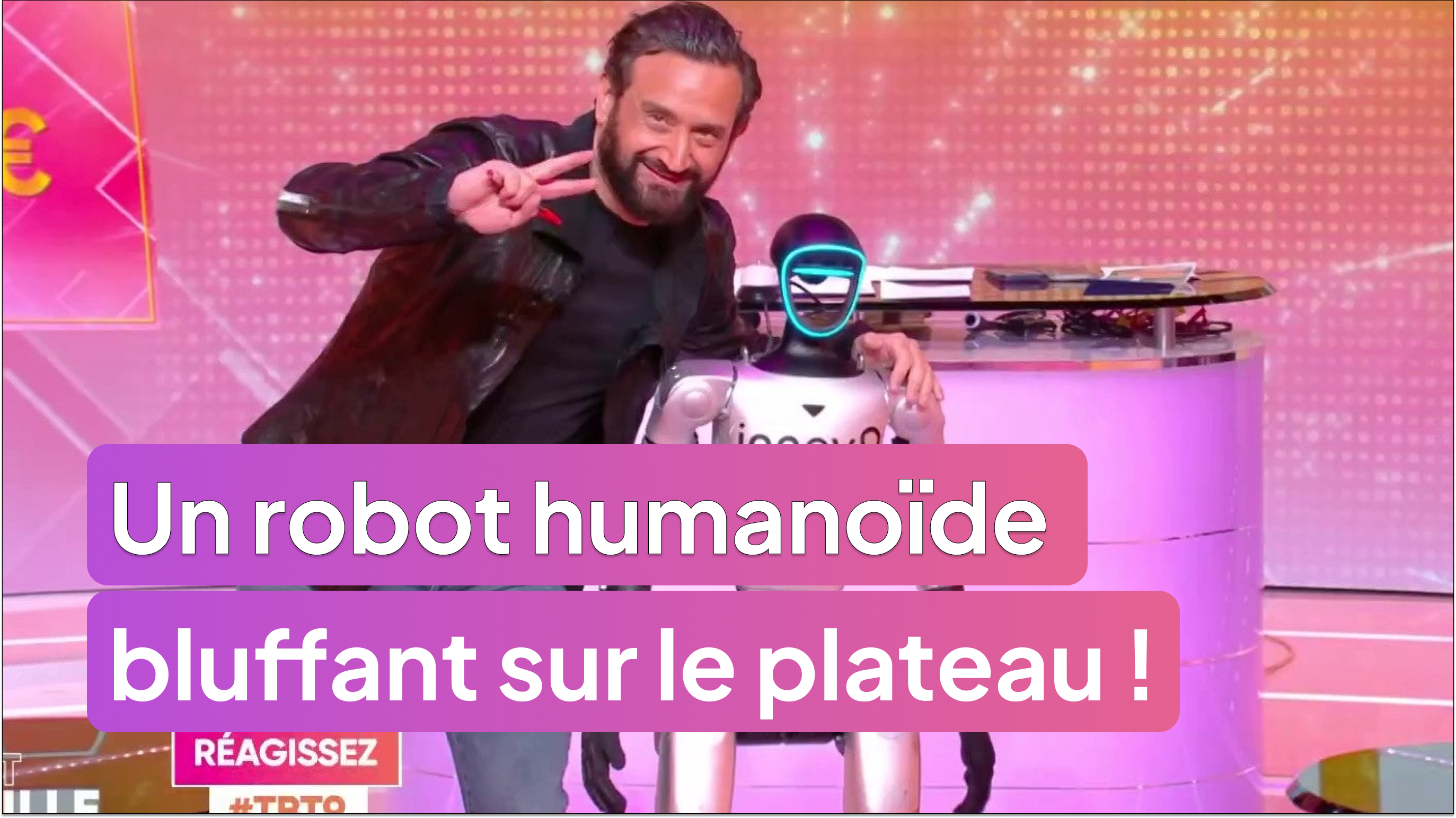Un robot humanoïde bluffant débarque sur le plateau