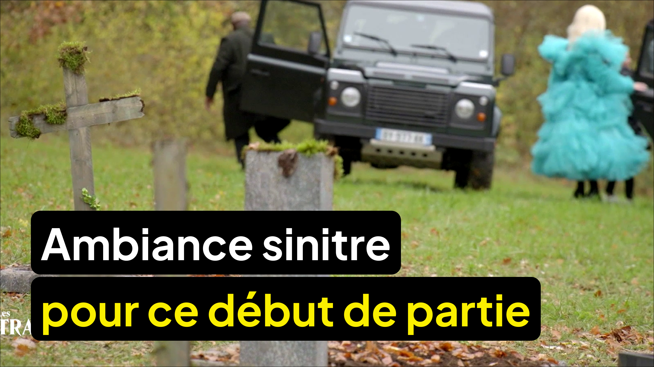 La partie commence au milieu d’un cimetière