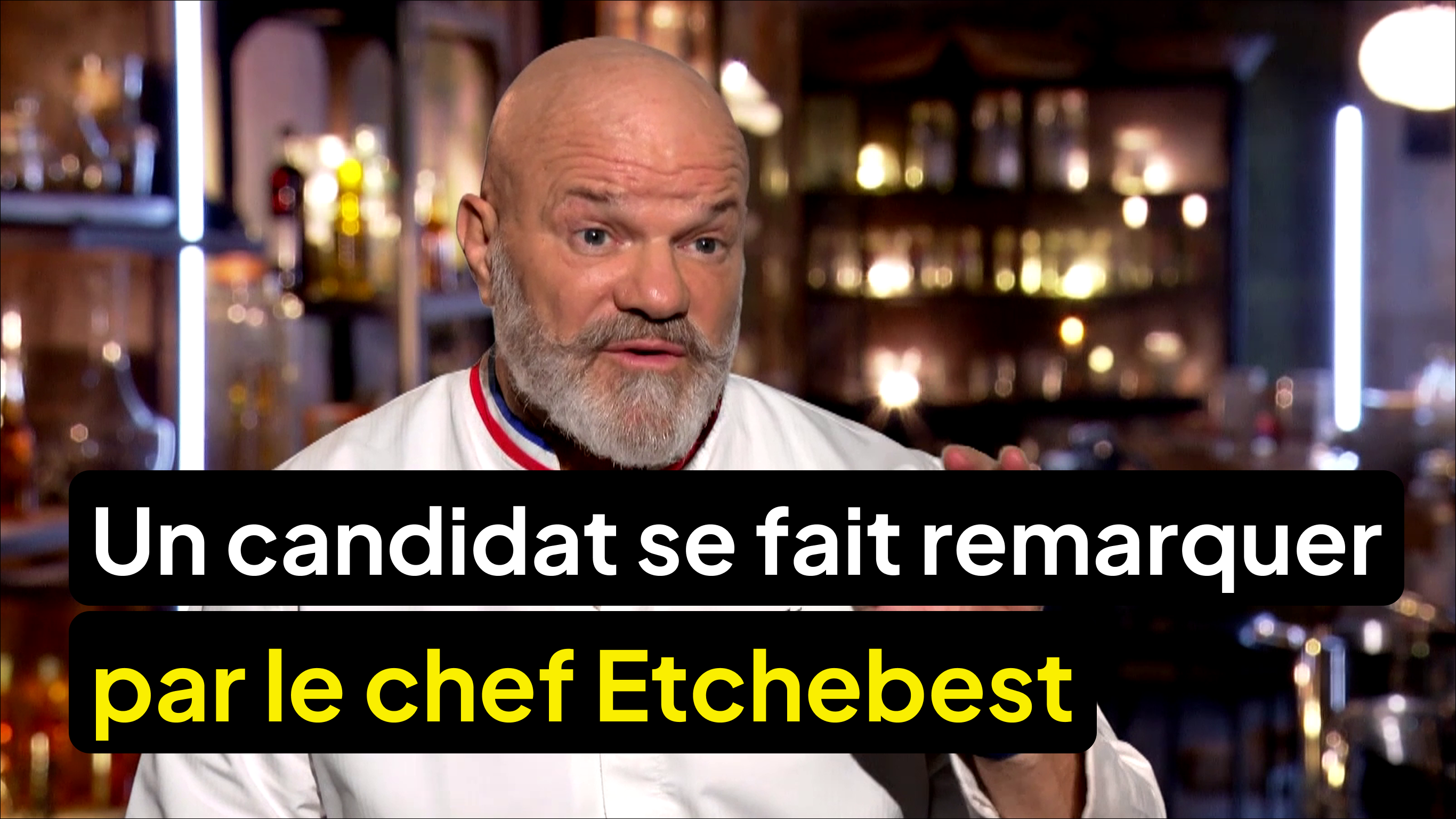 Il se fait remarquer par le chef Etchebest pendant l’épreuve