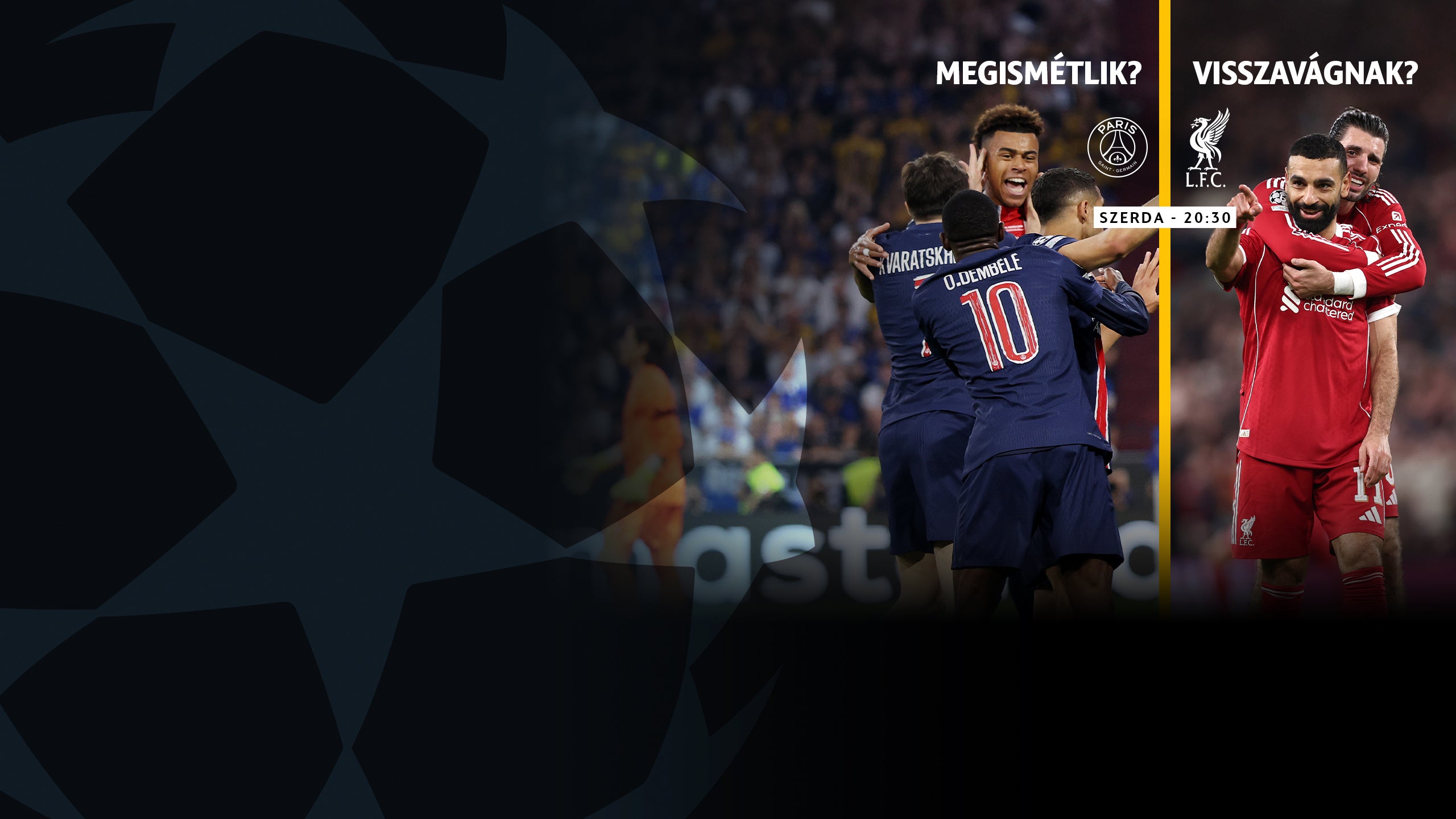 PSG - Liverpool 20:30-tól