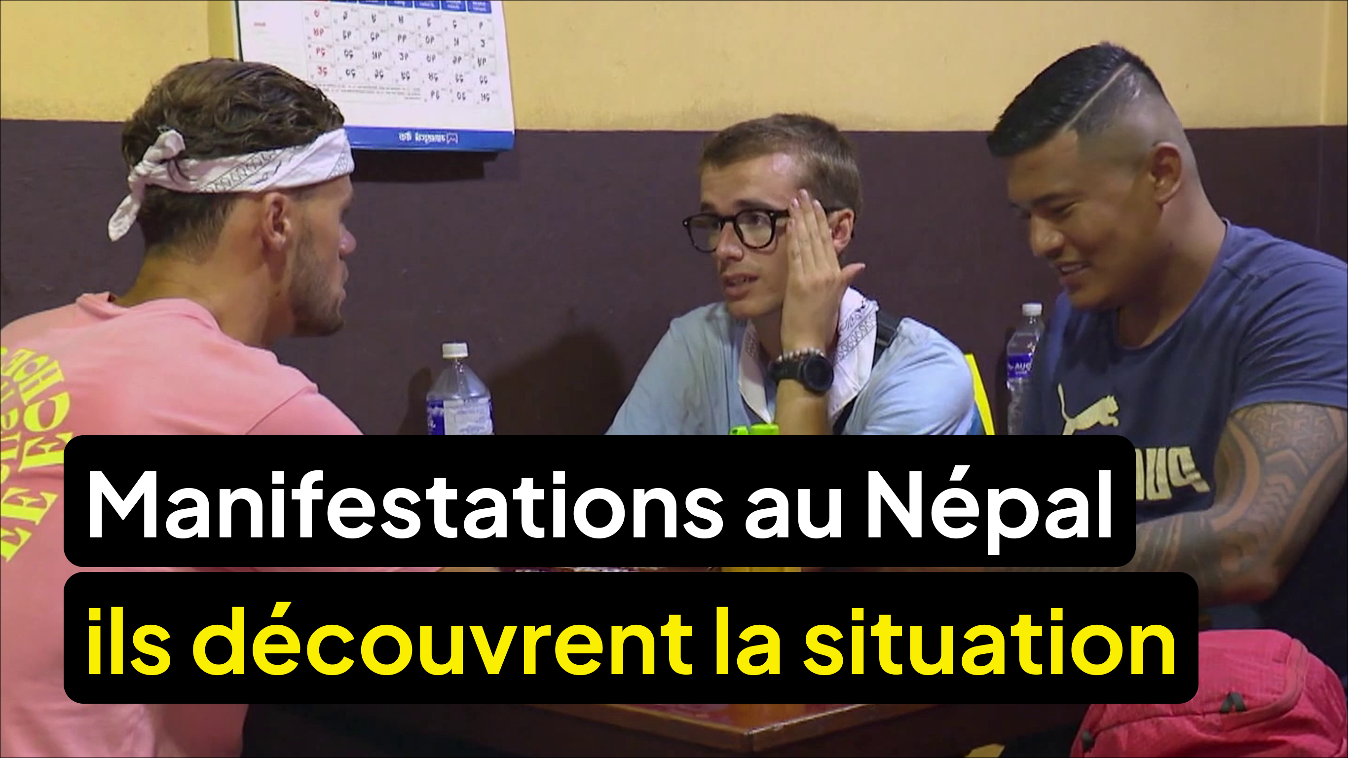 Ils prennent conscience de la gravité de la situation au Népal