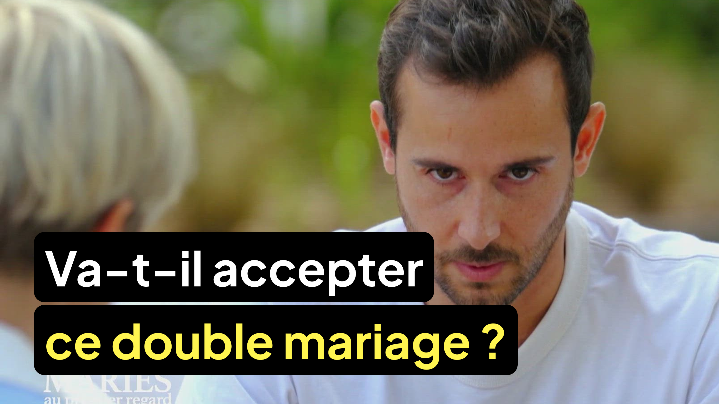 Il apprend qu’il devra partager son mariage avec un autre couple…