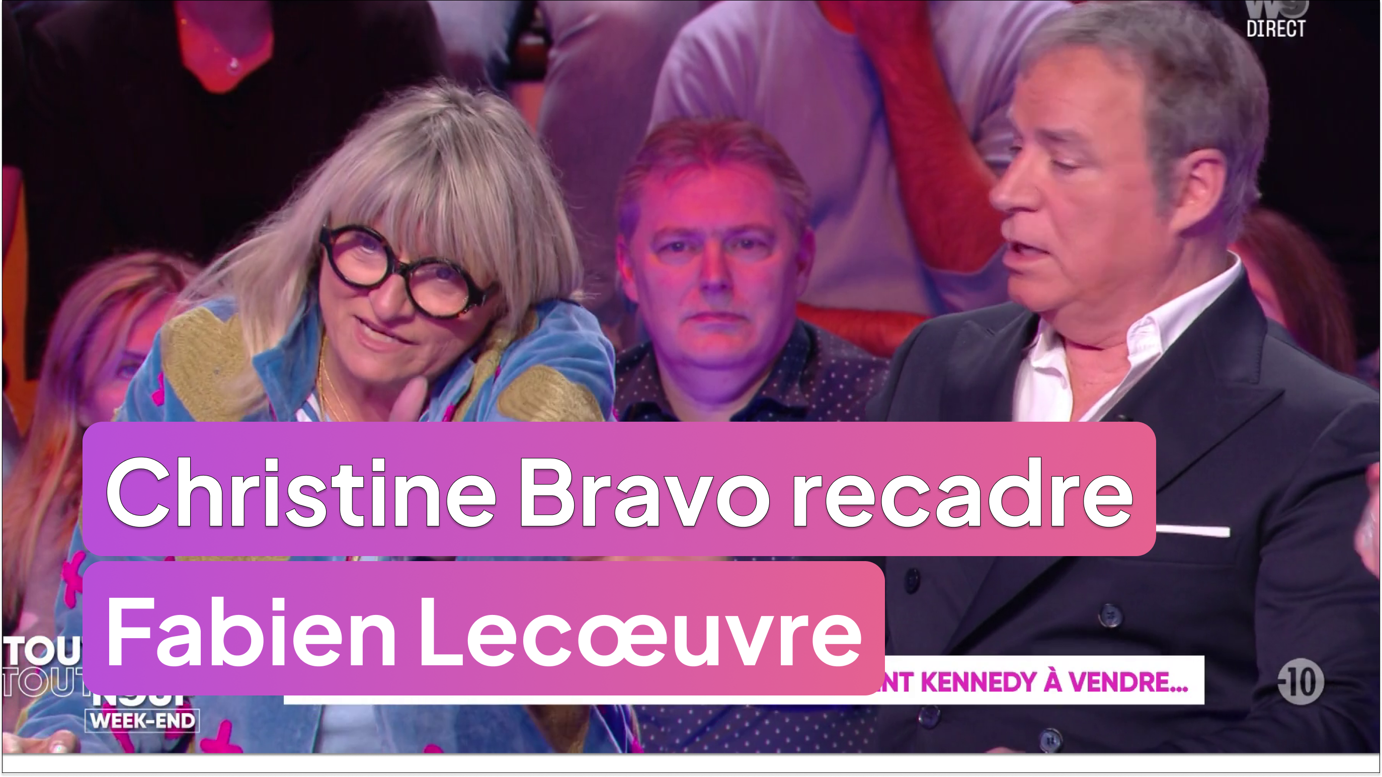 Christine Bravo recadre Fabien Lecœuvre