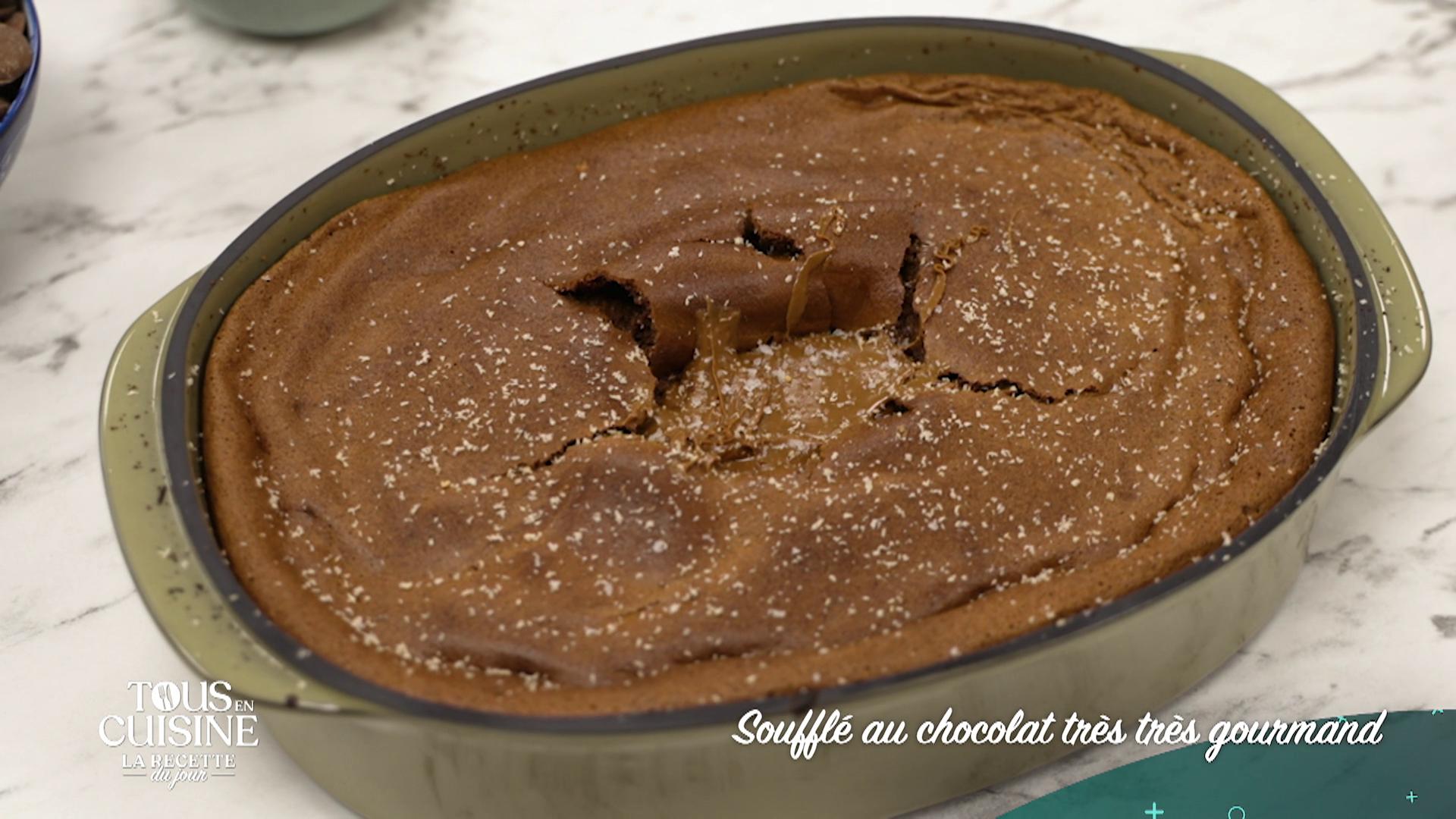 Soufflé au chocolat très très gourmand