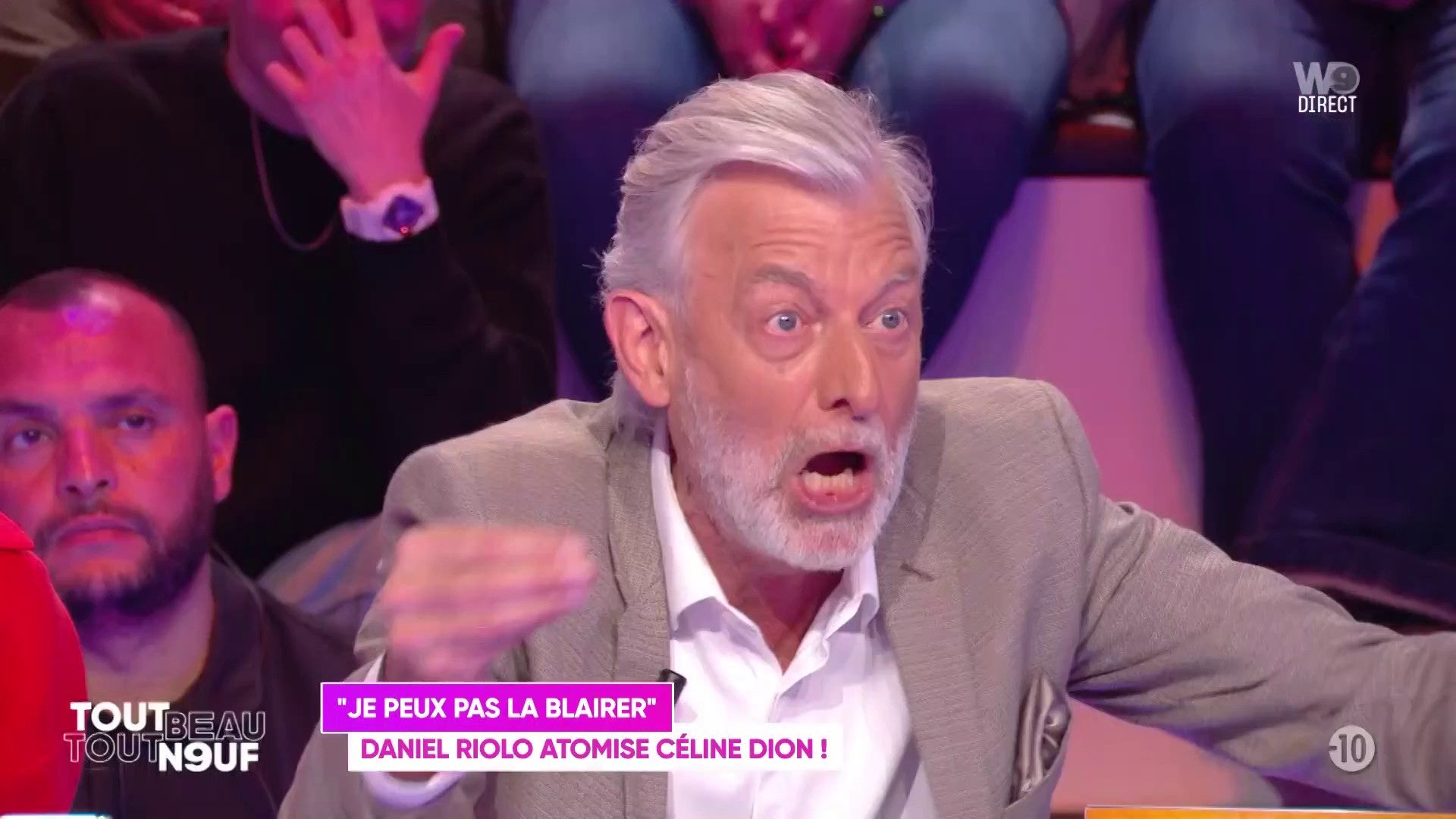 Gilles Verdez s'emporte en direct sur le plateau !