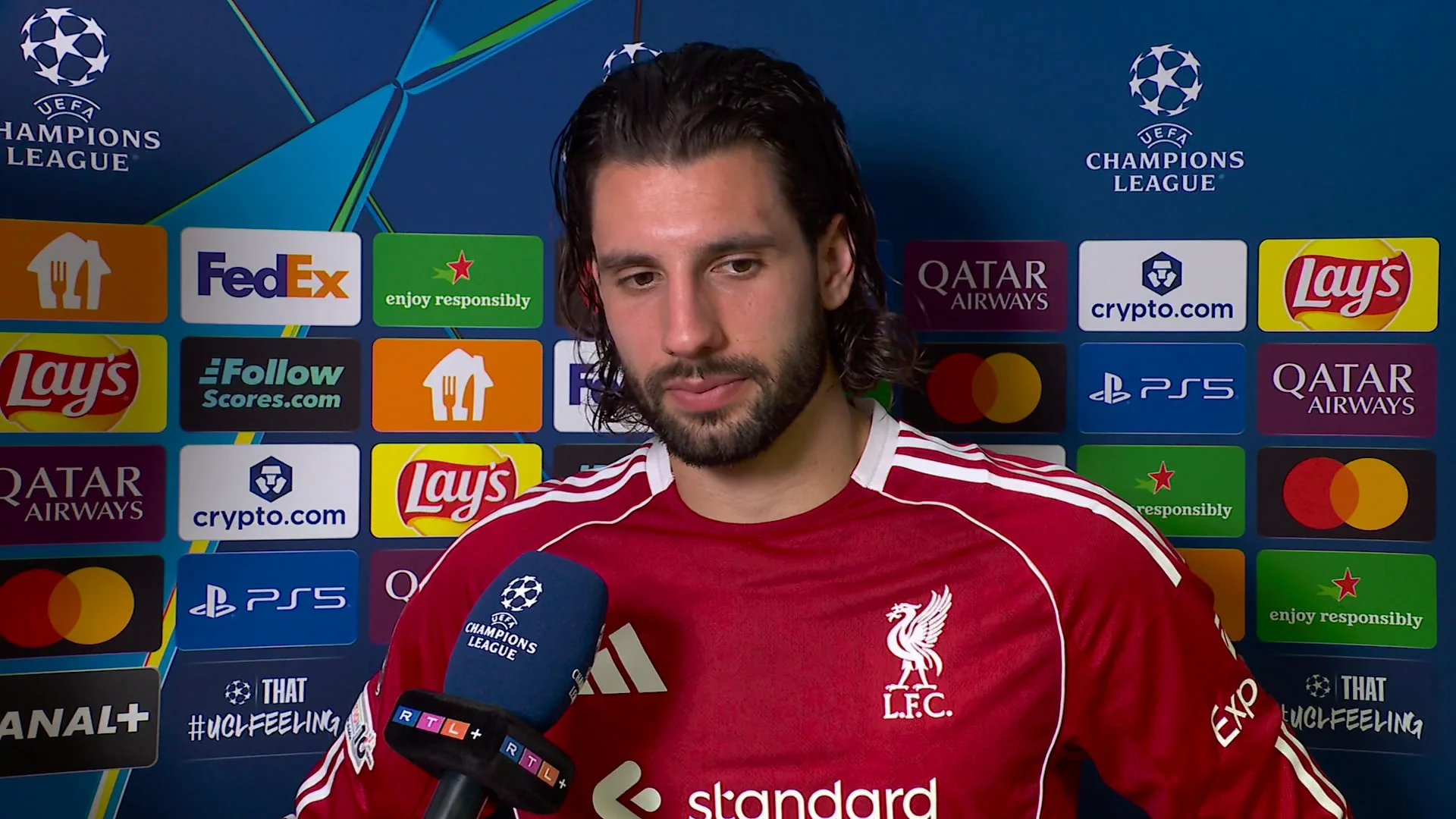 Szoboszlai Dominik interjúja a PSG-Liverpool meccs után